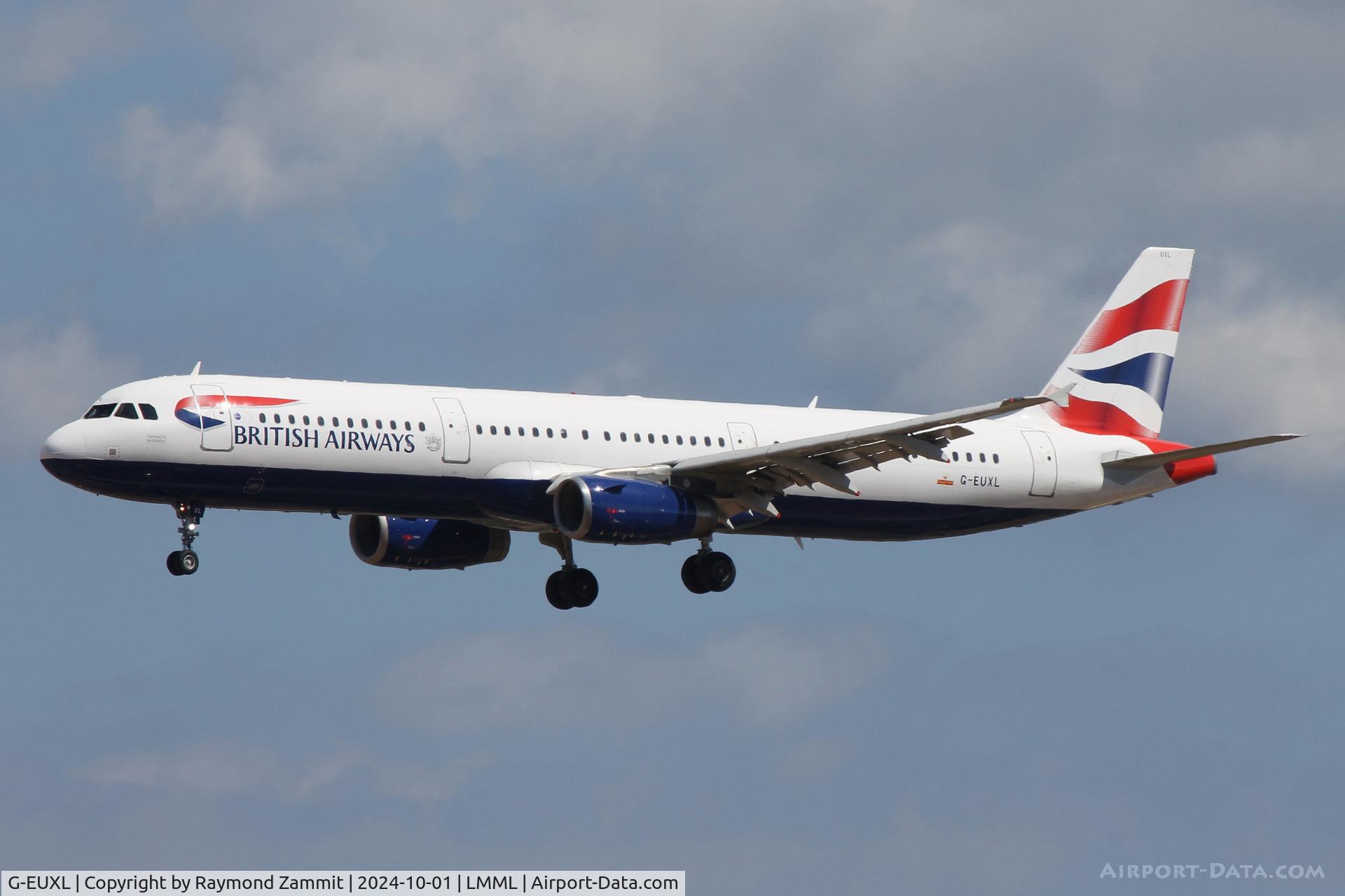 G-EUXL, 2007 Airbus A321-231 C/N 3254, A321 G-EUXL British Airways