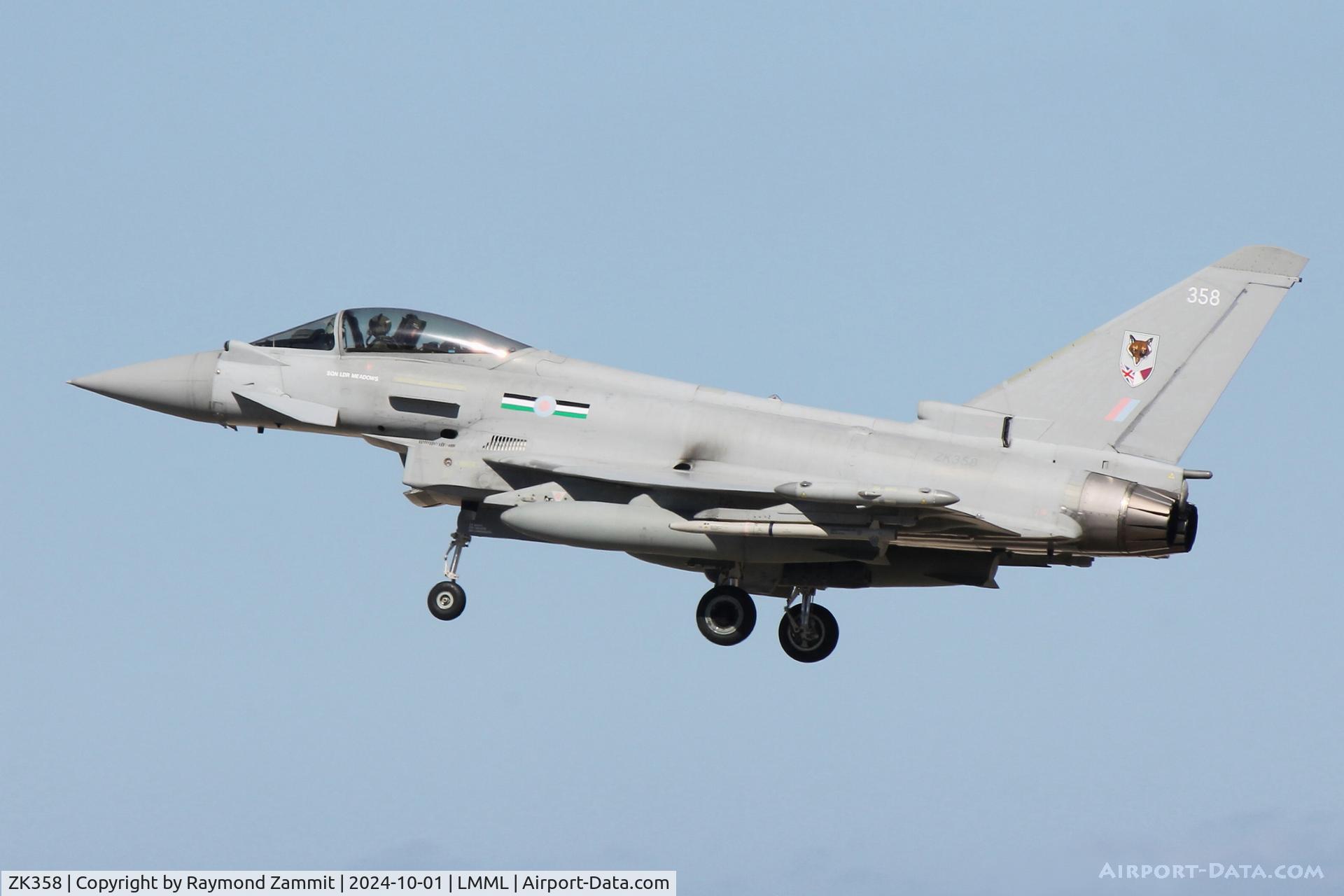 ZK358, 2014 Eurofighter EF-2000 Typhoon FGR.4 C/N BS119, Eurofighter EF-2000 Typhoon FGR.4 ZK358 of 12 Sqn Royal Air Force.
