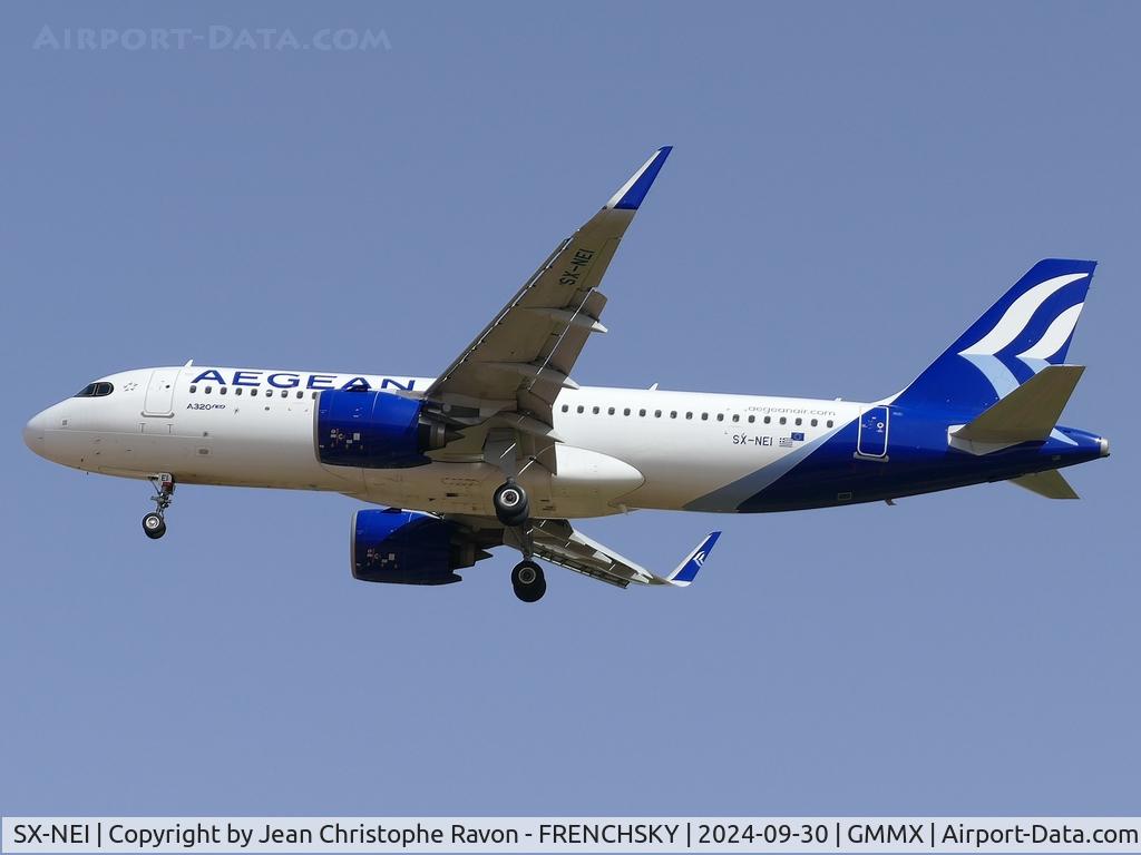 SX-NEI, 2023 Airbus A320-271N C/N 11338, Athens (ATH)	Marrakesh (RAK)	A3738