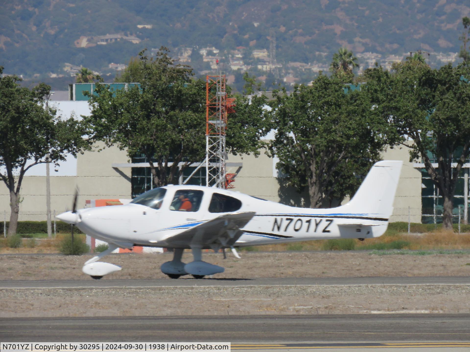 N701YZ, 2021 Cirrus SR20 C/N 2741, Picking up speed