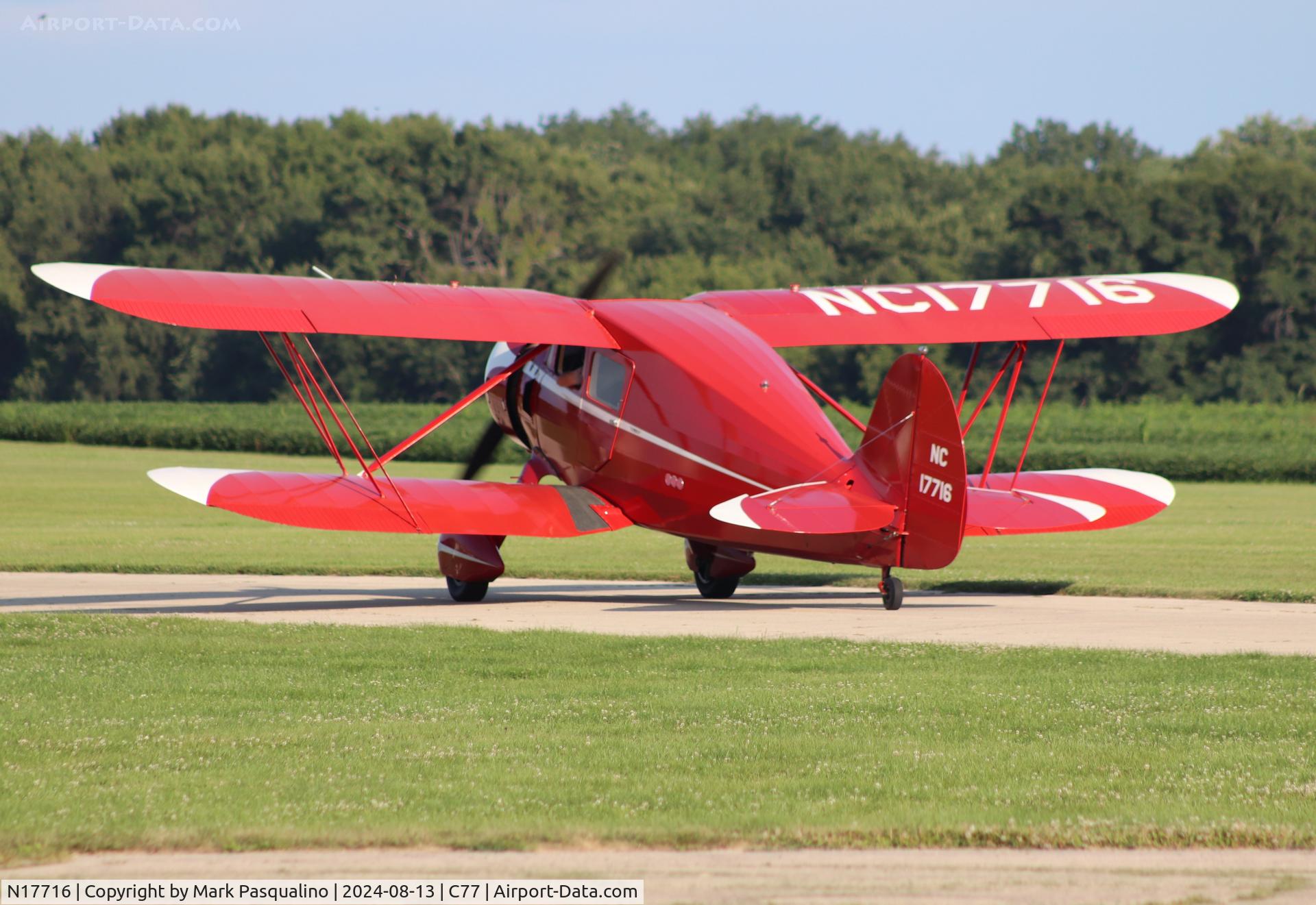 N17716, 1937 Waco YKS-7 C/N 4623, Waco YKS-7