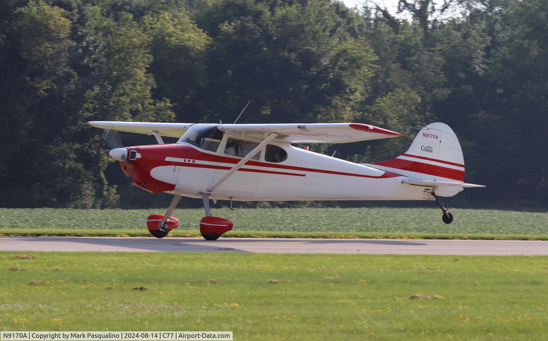 N9170A, 1950 Cessna 170A C/N 19361, Cessna 170A