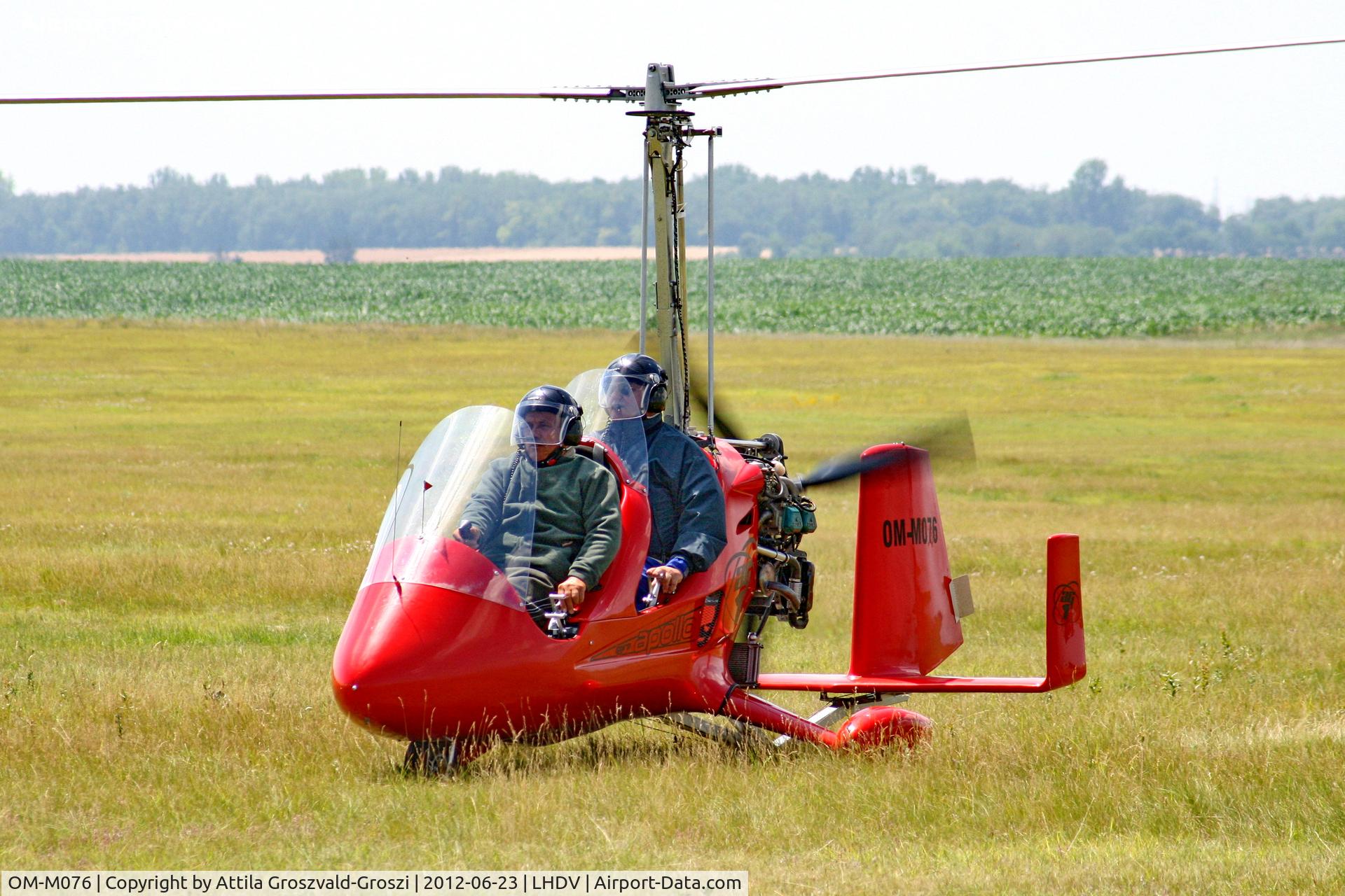 OM-M076, Halley Apollo Gyro AG-1, LHDV - Dunaújváros-Kisapostag Airport, Hungary