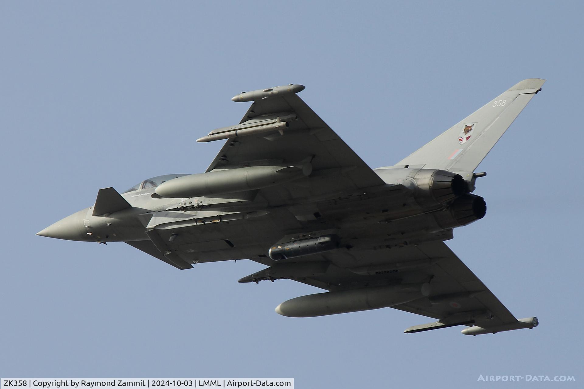 ZK358, 2014 Eurofighter EF-2000 Typhoon FGR.4 C/N BS119, Eurofighter EF-2000 Typhoon FGR.4 ZK358 of 12 Sqn Royal Air Force.