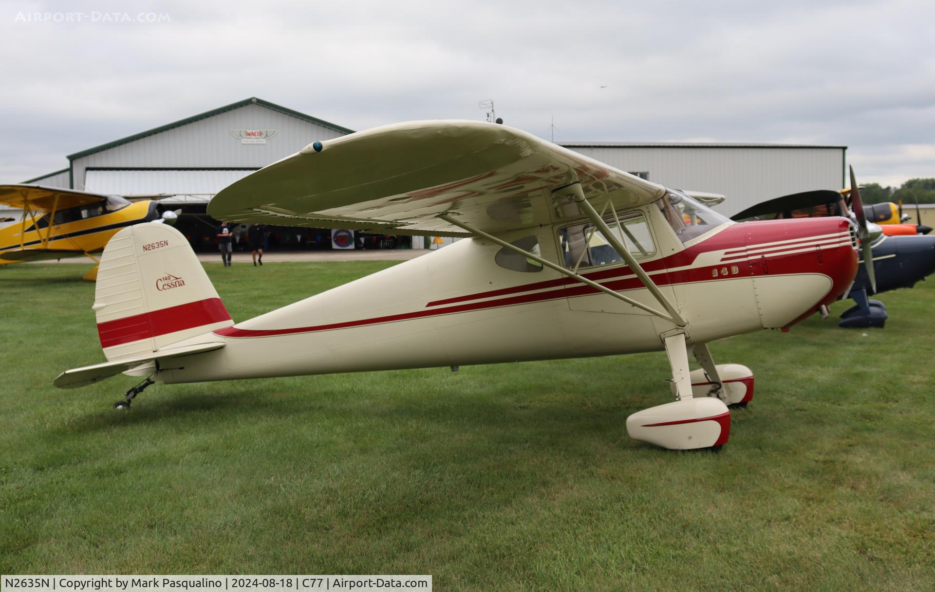 N2635N, 1947 Cessna 140 C/N 12893, Cessna 140