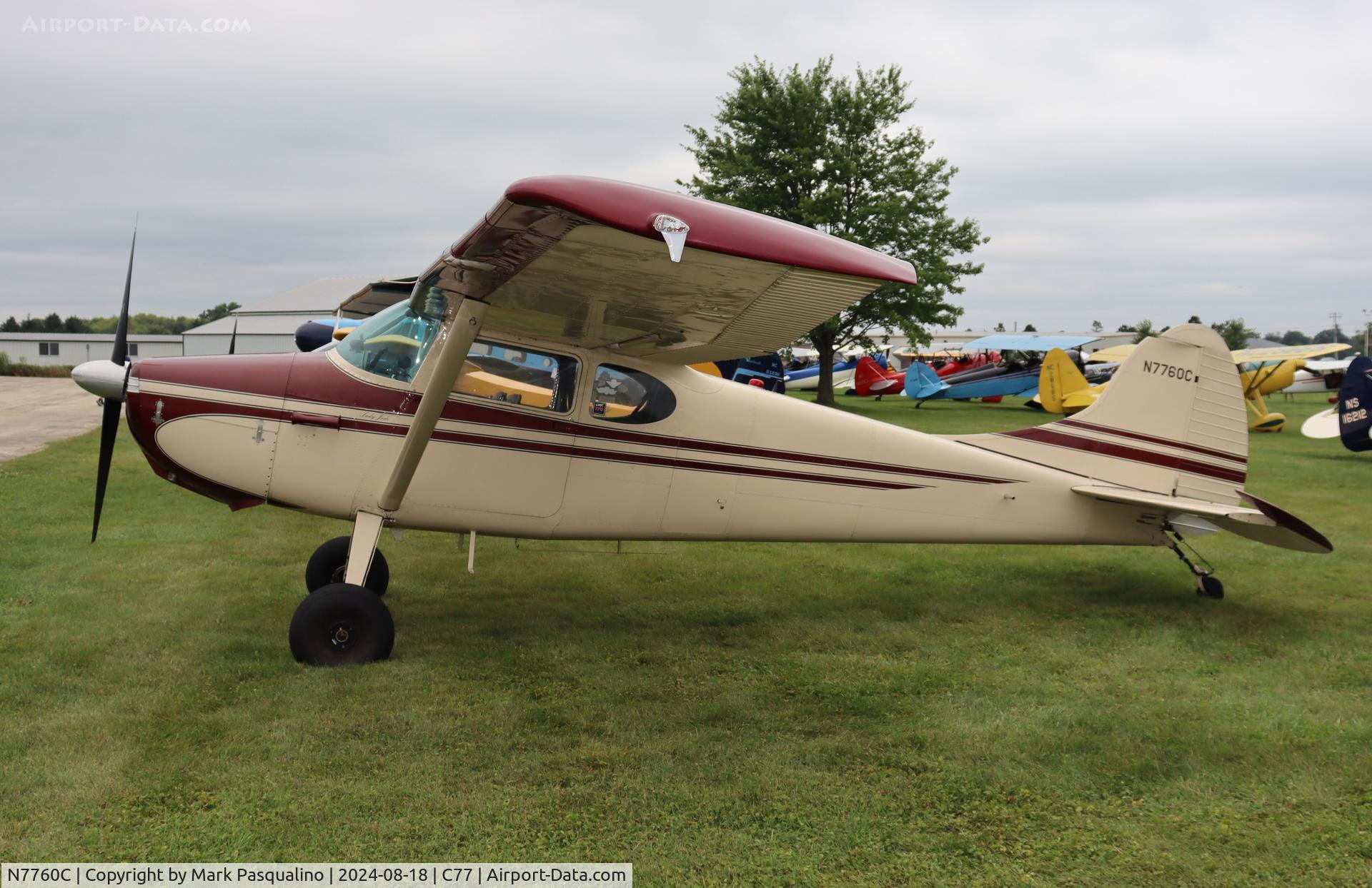 N7760C, Cessna 170B C/N 20520, Cessna 170B