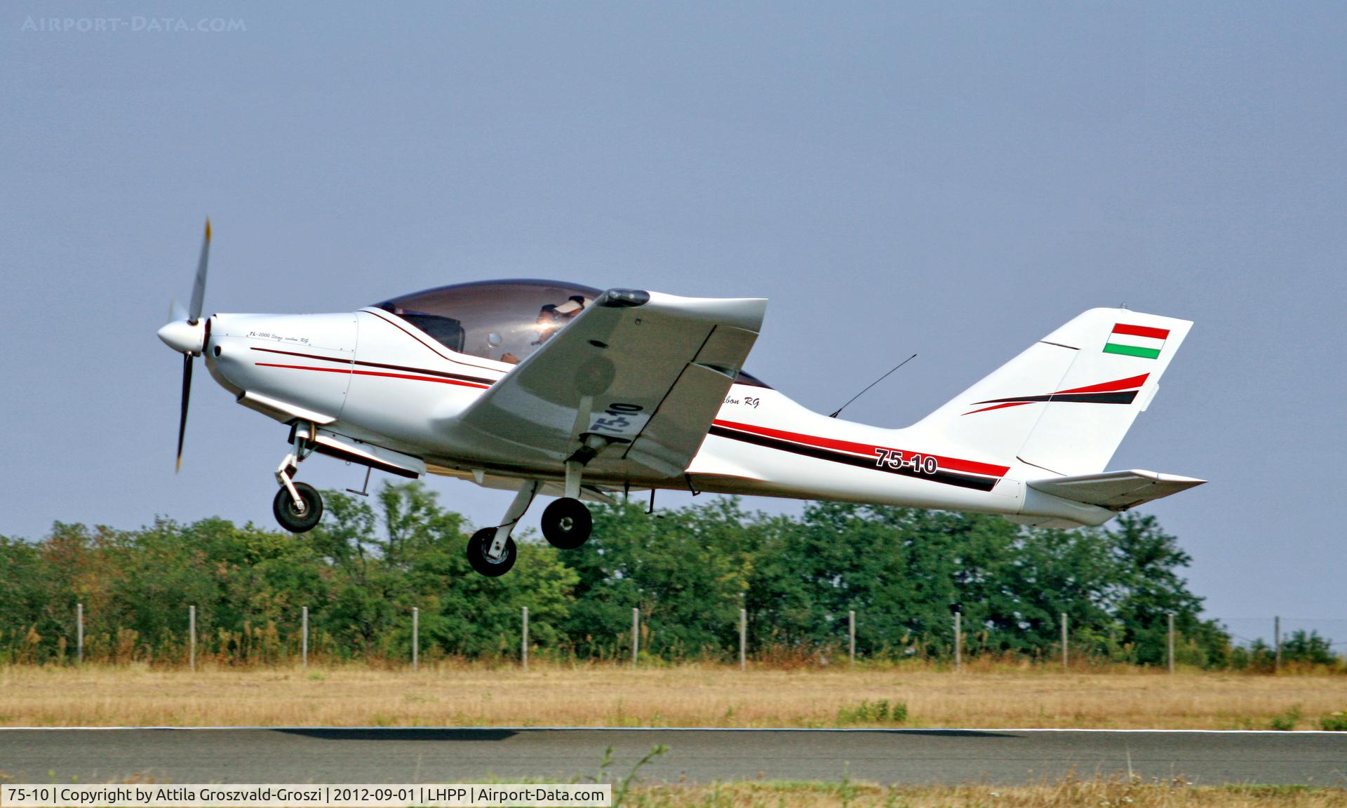 75-10, TL Ultralight TL-2000 Sting Carbon RG C/N 06ST155, LHPP - Pécs-Pogány Airport, Hungary