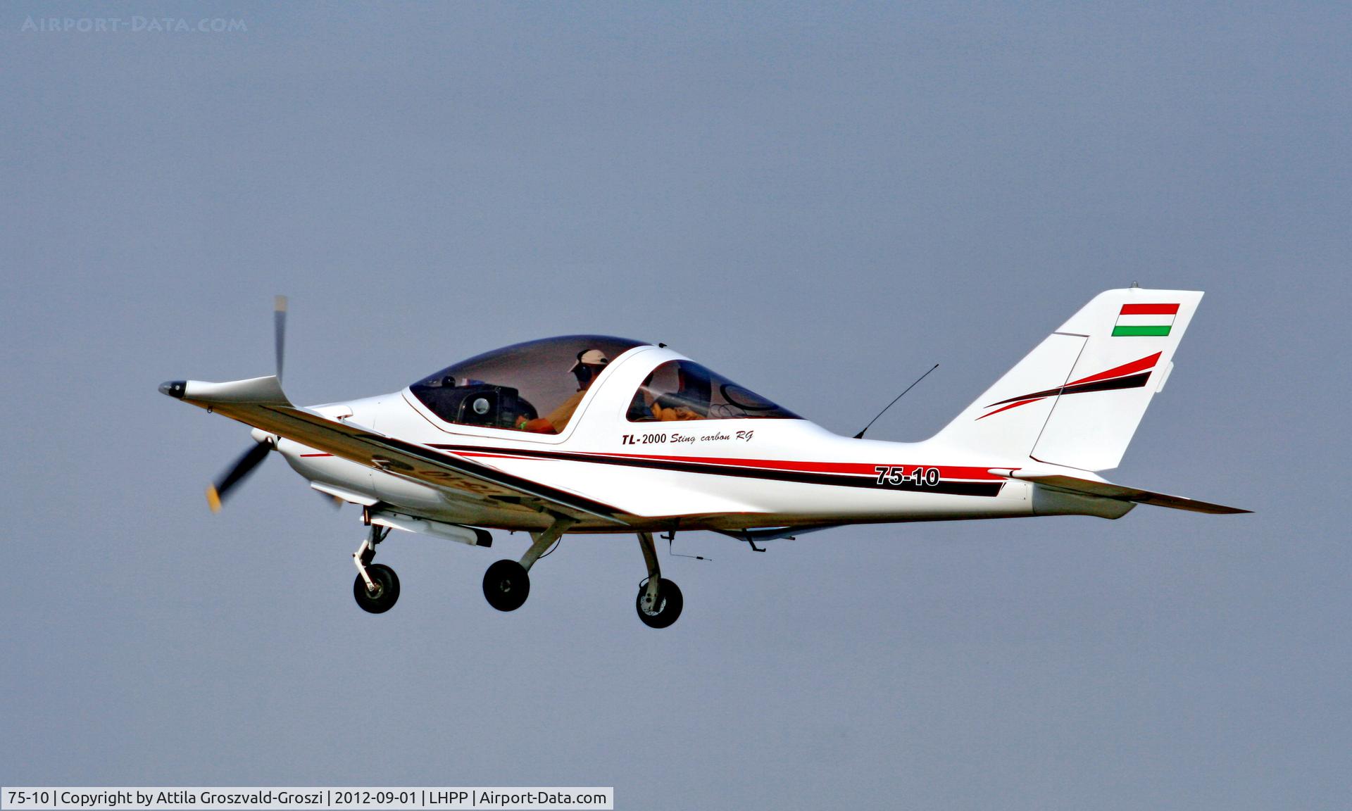 75-10, TL Ultralight TL-2000 Sting Carbon RG C/N 06ST155, LHPP - Pécs-Pogány Airport, Hungary