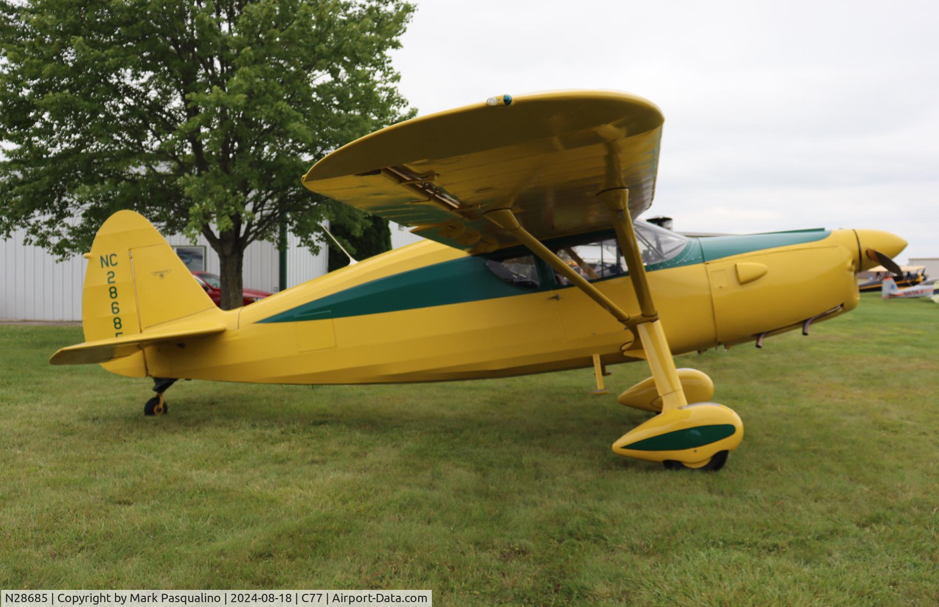 N28685, 1940 Fairchild 24W-40 C/N W40-168, Fairchild 24W-40