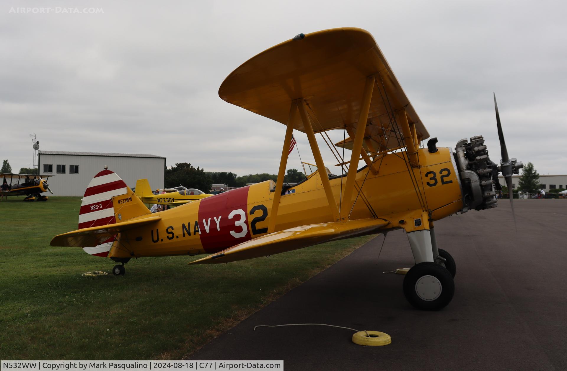 N532WW, 1941 Boeing A75N1(PT17) C/N 75-1486, Stearman
