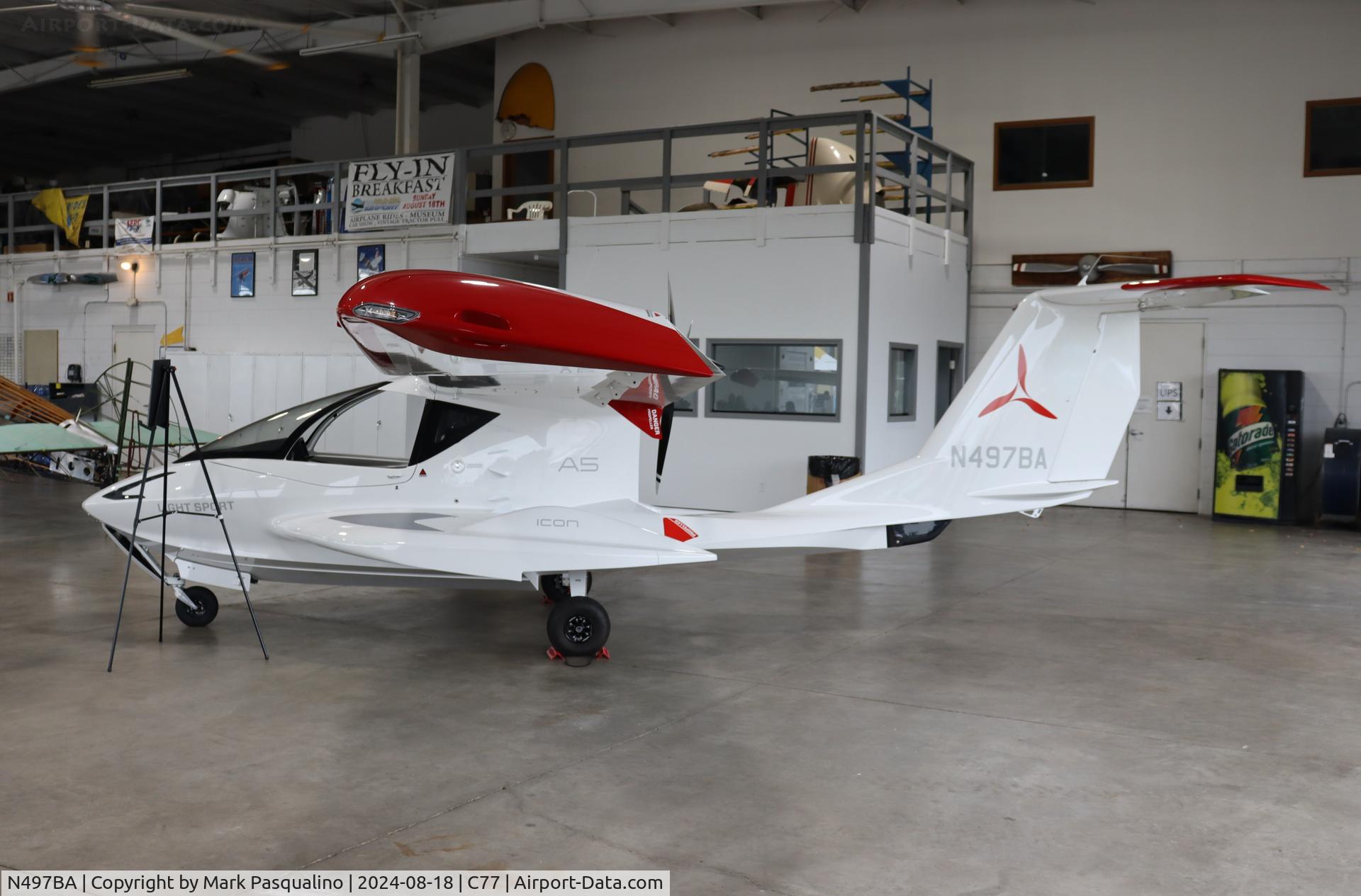 N497BA, 2023 Icon Aircraft A5 C/N 00197, Icon Aircraft A5