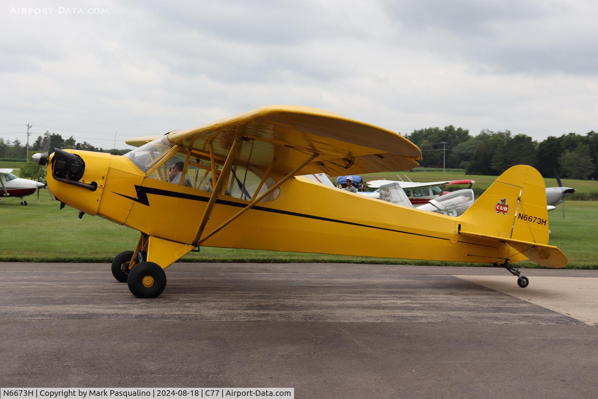 N6673H, 1946 Piper J3C-65 Cub C/N 19877, Piper J3C-65