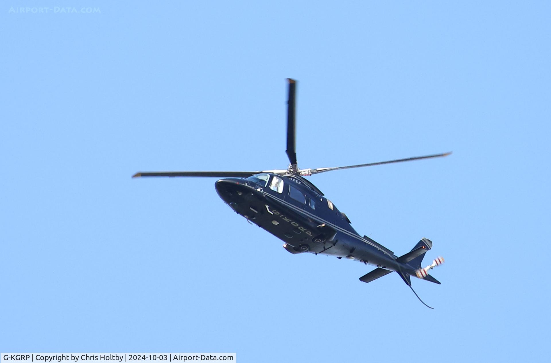 G-KGRP, 2011 Agusta A-109E Power C/N 11798, Over Potters Bar, Herts.