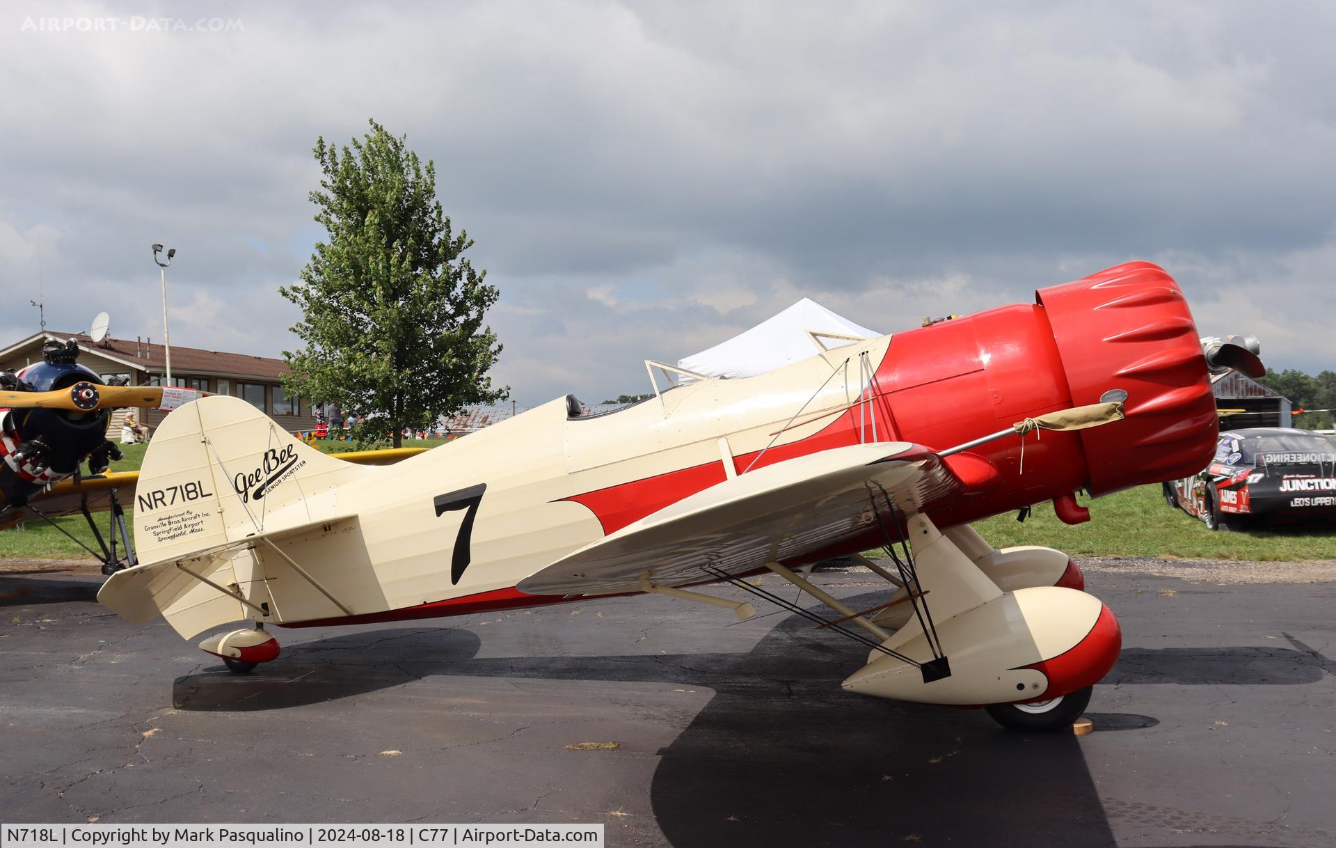 N718L, 1984 Granville Brothers Gee Bee Senior Sportster Y Replica C/N 3, Granville Gee Bee Senior Sportster Y (Replica)
