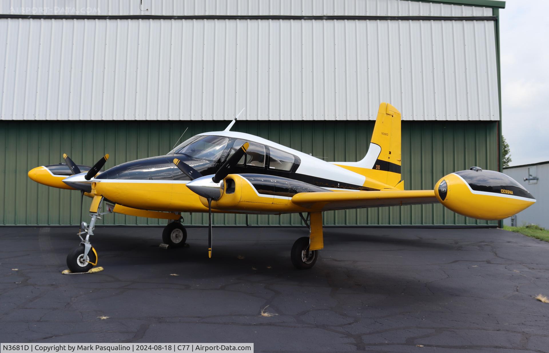 N3681D, 1956 Cessna 310 C/N 35381, Cessna 310