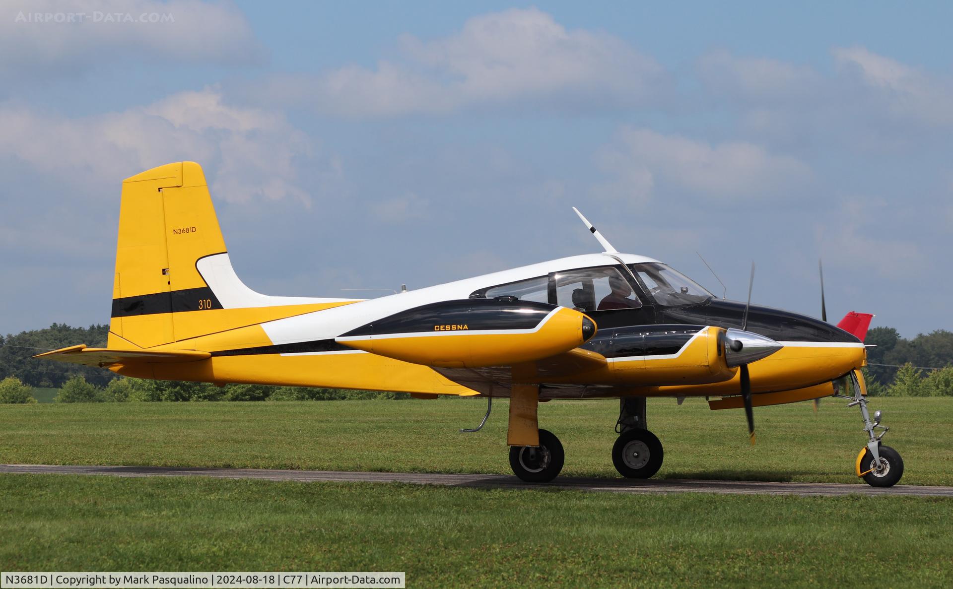 N3681D, 1956 Cessna 310 C/N 35381, Cessna 310