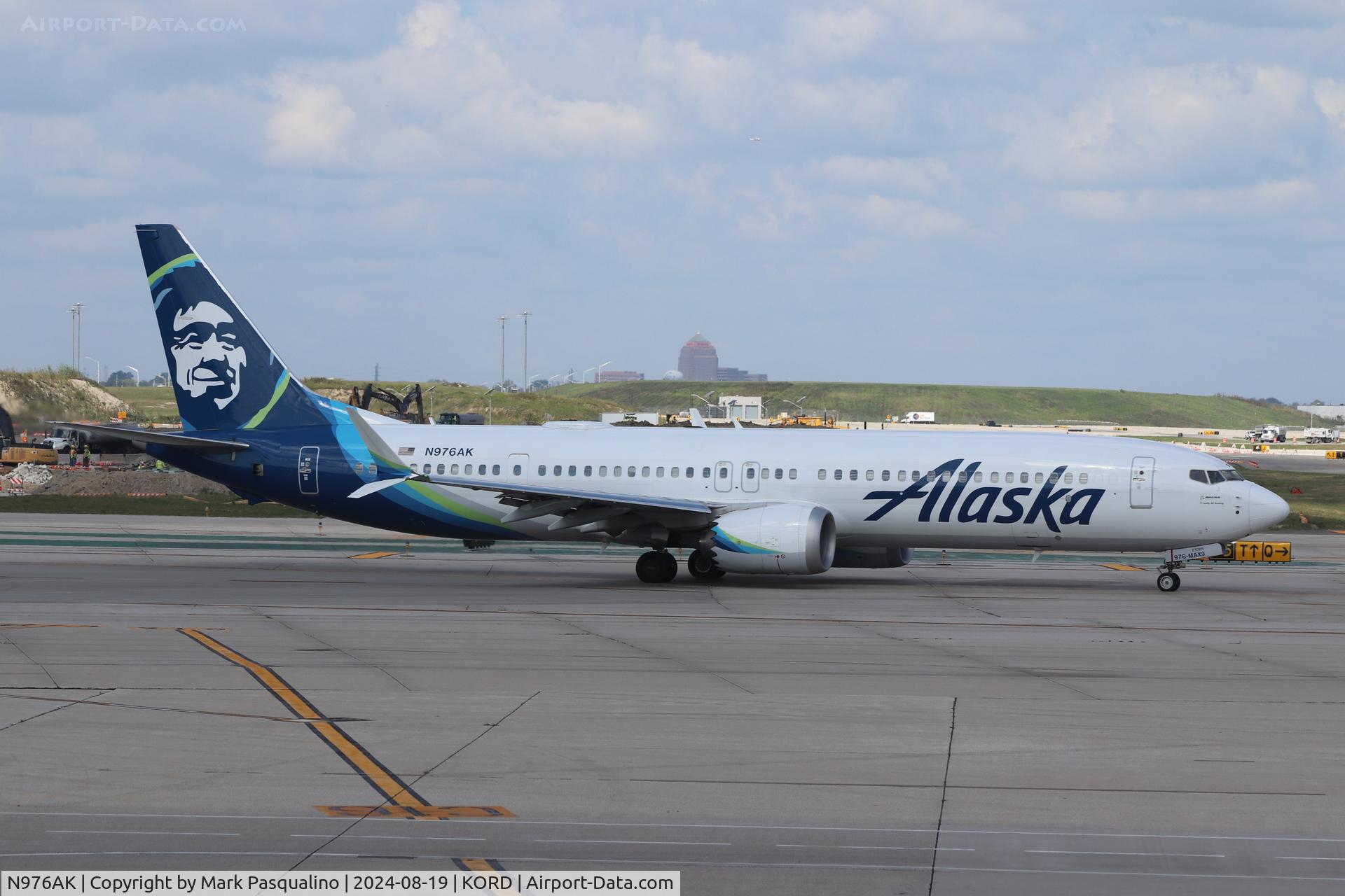 N976AK, 2019 Boeing 737-9 MAX C/N 64967, Boeing 737-9 MAX