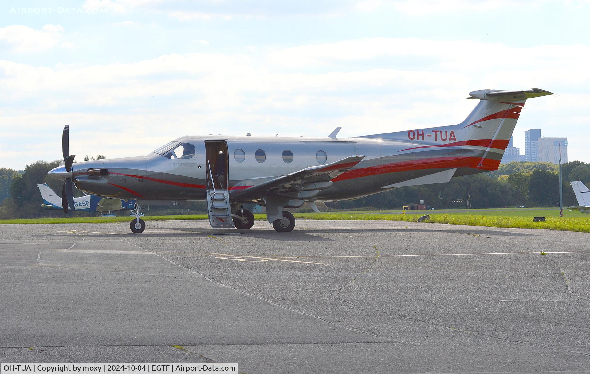 OH-TUA, 2016 Pilatus PC-12/47E C/N 1614, Pilatus PC-12/47E at Fairoaks.