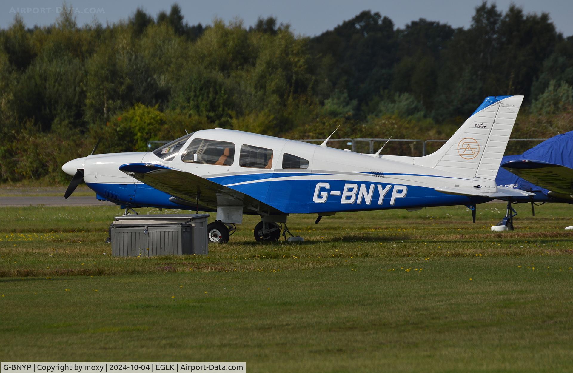 G-BNYP, 1984 Piper PA-28-181 Cherokee Archer II C/N 28-8490027, Piper PA-28-181 Cherokee Archer II at Blackbushe. Ex N4330K
