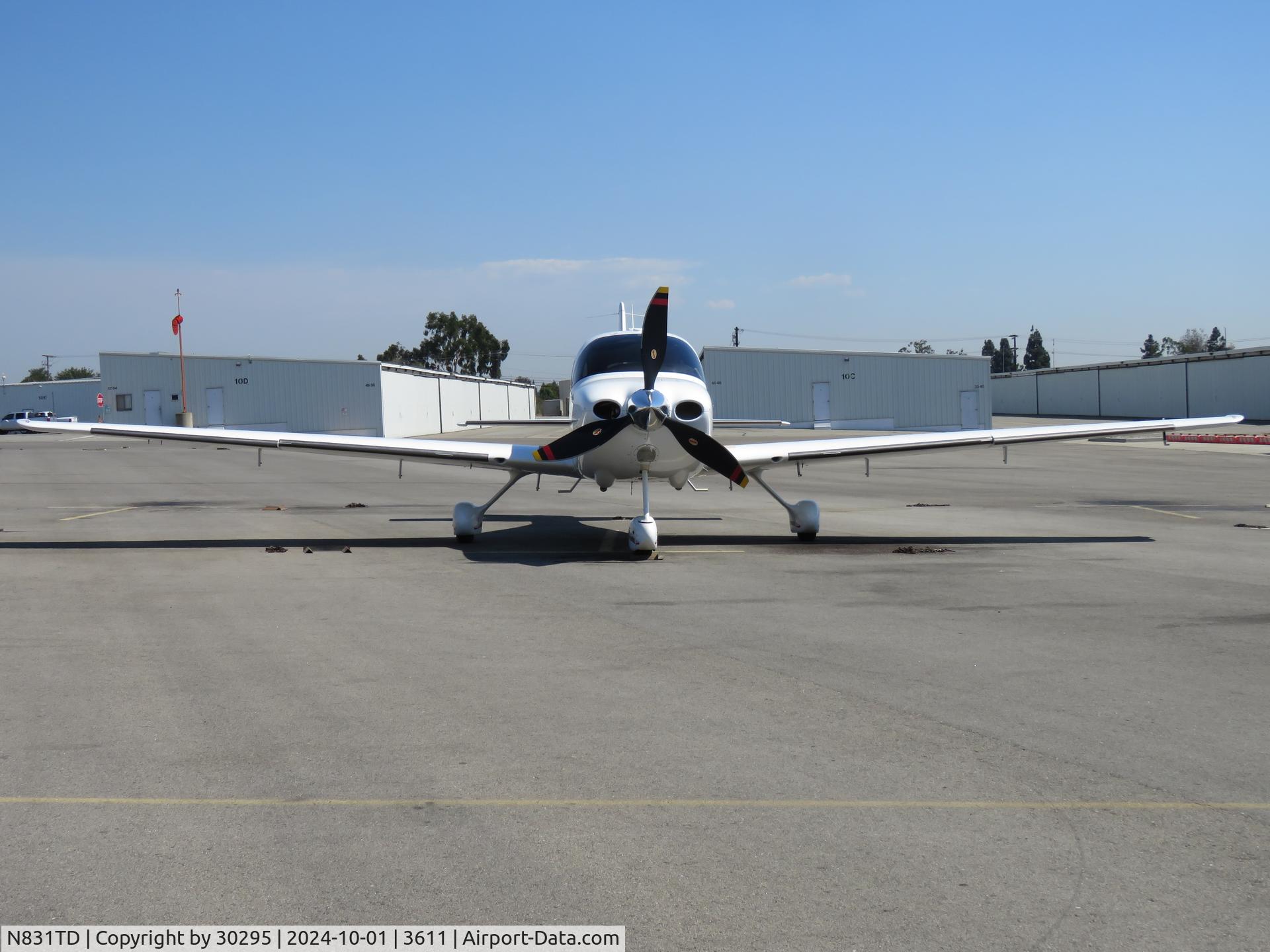 N831TD, 2006 Cirrus SR22 C/N 2087, Cont Motor IO-550-N