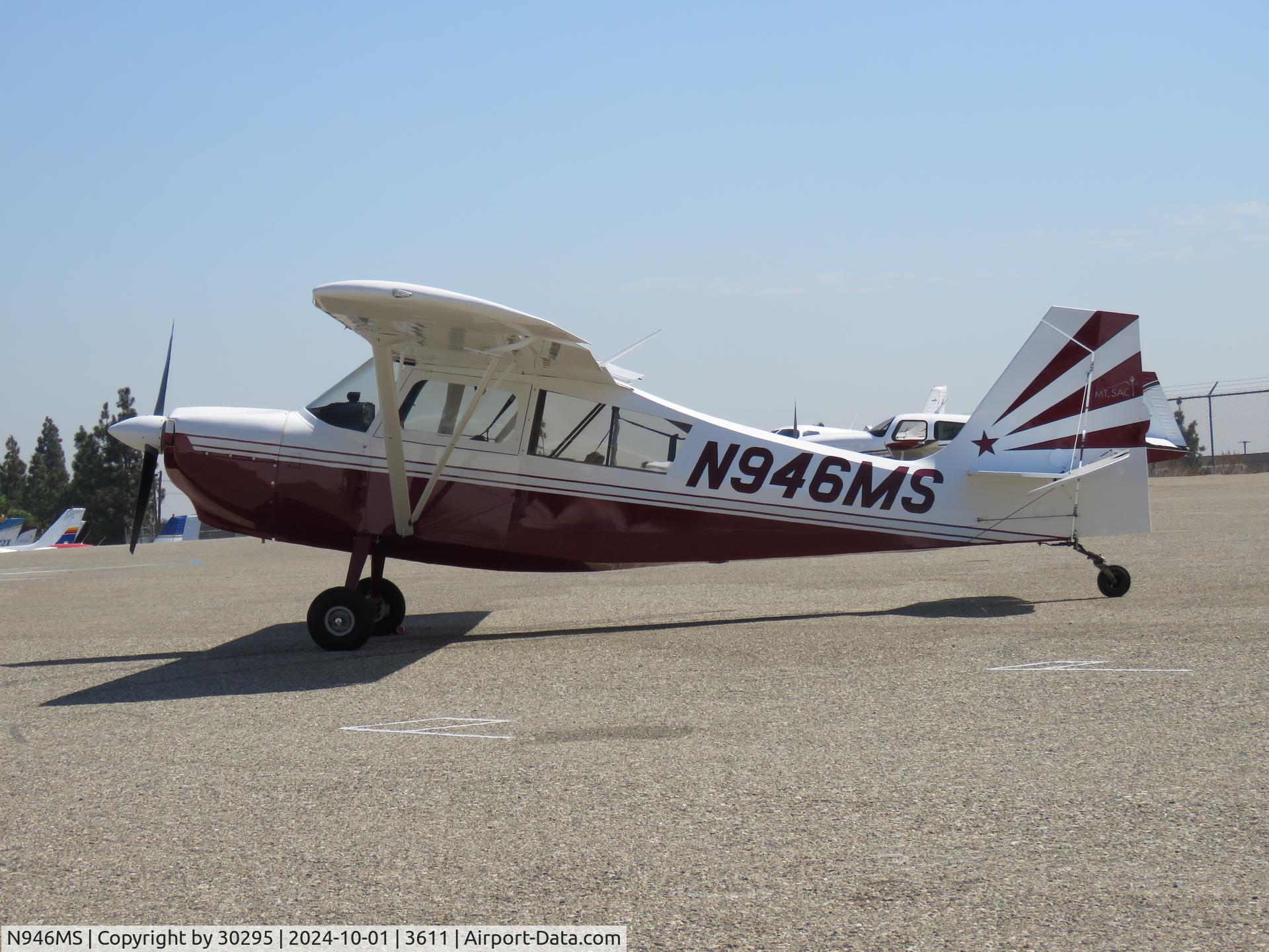 N946MS, 2015 American Champion 7ECA Aurora Citabria C/N 1411-2015, Parked