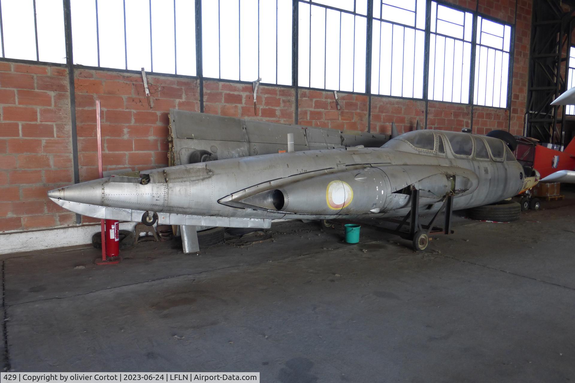 429, Fouga CM-170 Magister C/N 429, the same in 2023