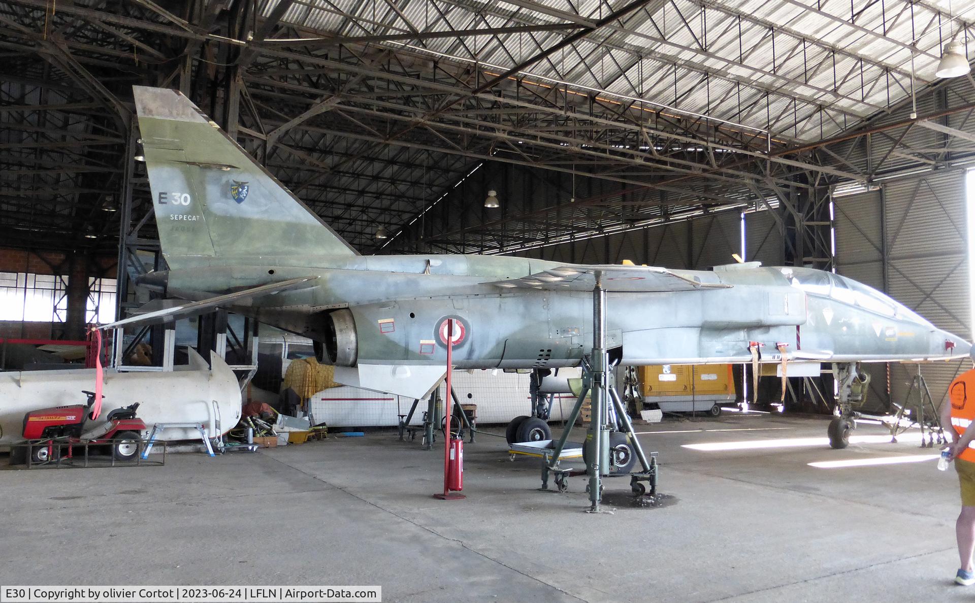 E30, Sepecat Jaguar E C/N E30, Saint Yan 2023 airshow