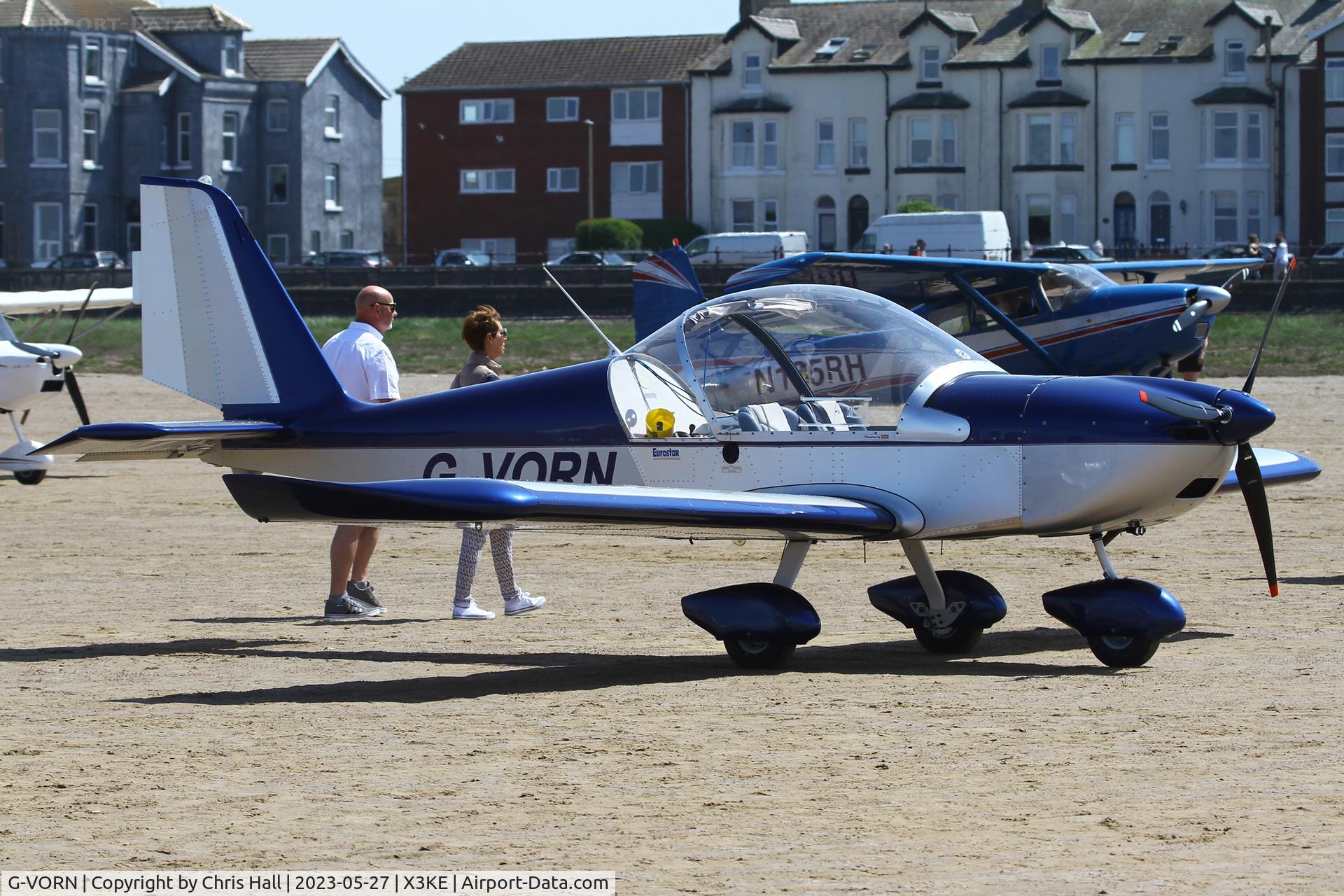 G-VORN, 2004 Aerotechnik EV-97 Eurostar C/N PFA 315-14299, Lancashire Landing 2023