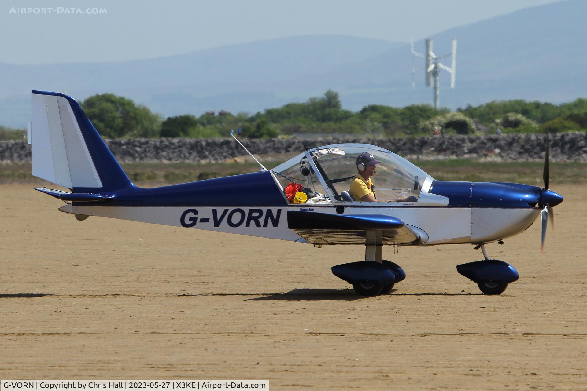 G-VORN, 2004 Aerotechnik EV-97 Eurostar C/N PFA 315-14299, Lancashire Landing 2023