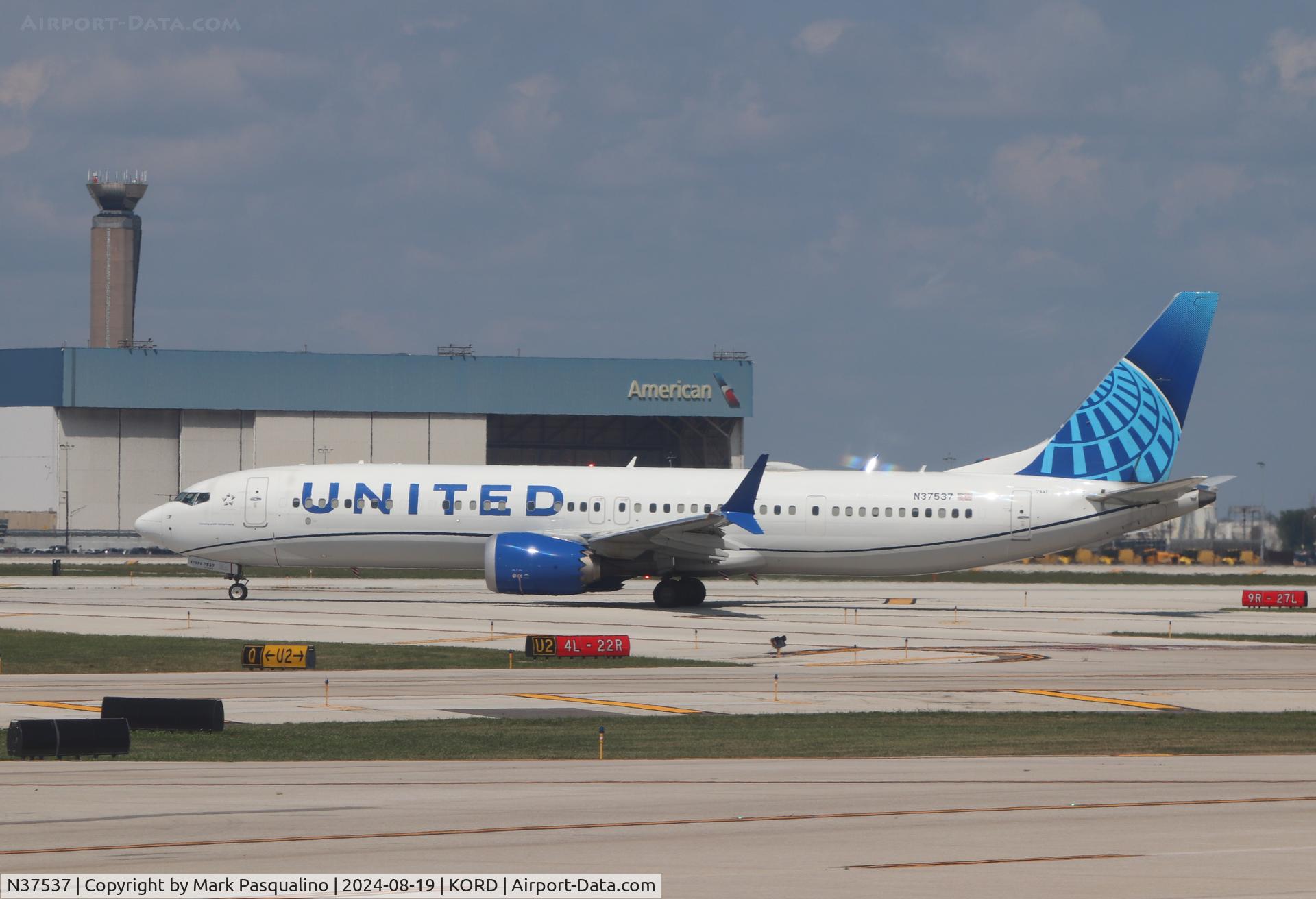 N37537, 2022 Boeing 737-9 MAX C/N 66607, Boeing 737-9 MAX