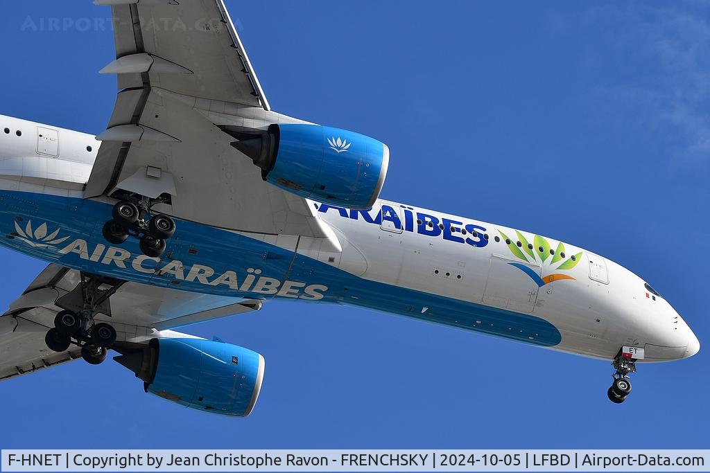 F-HNET, 2017 Airbus A350-941 C/N 0091, Paris (ORY)	Bordeaux (BOD)	CAJ1640