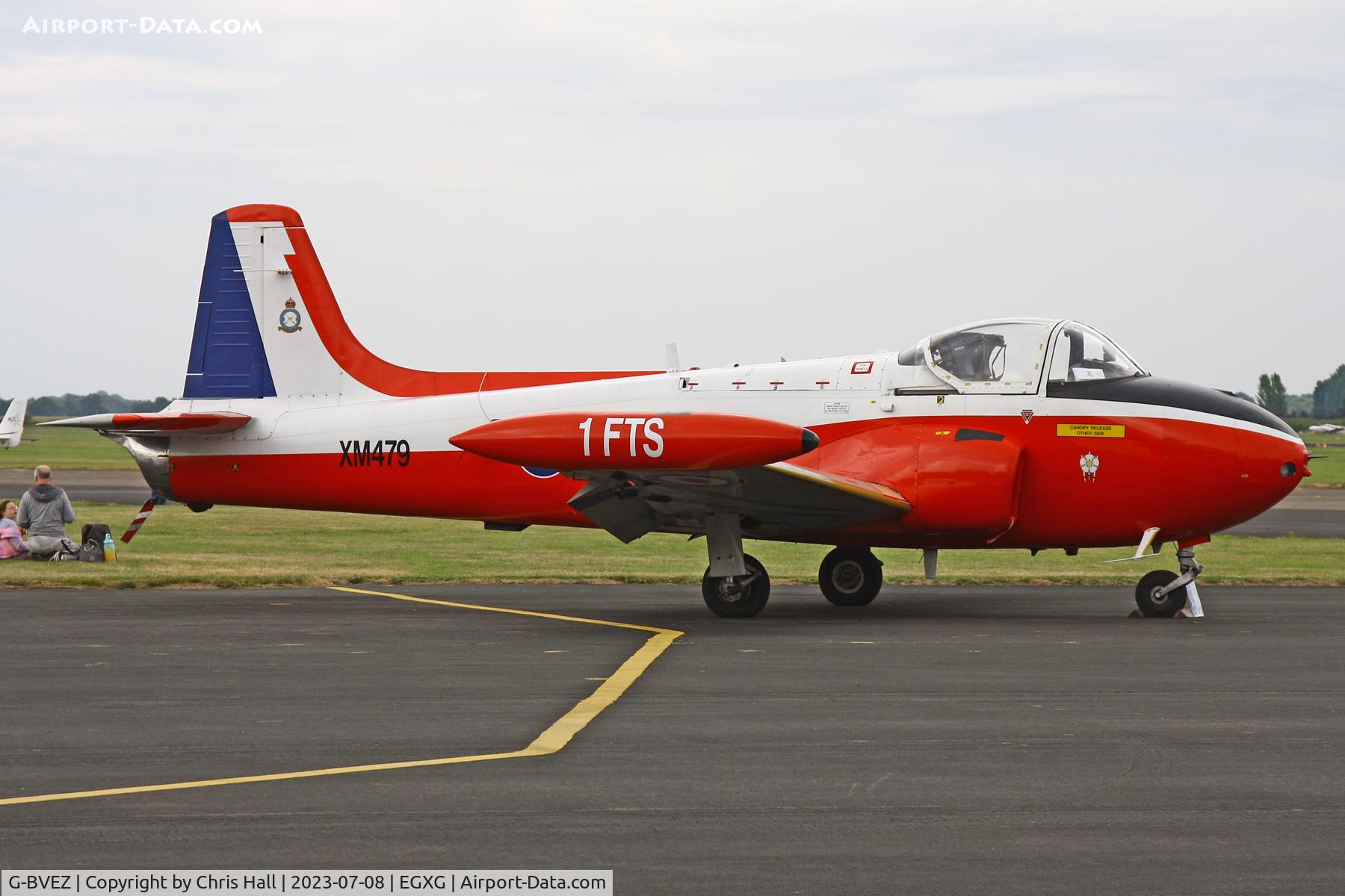 G-BVEZ, 1960 Hunting P-84 Jet Provost T.3A C/N PAC/W/9287, Leeds East Private Flyer 2023