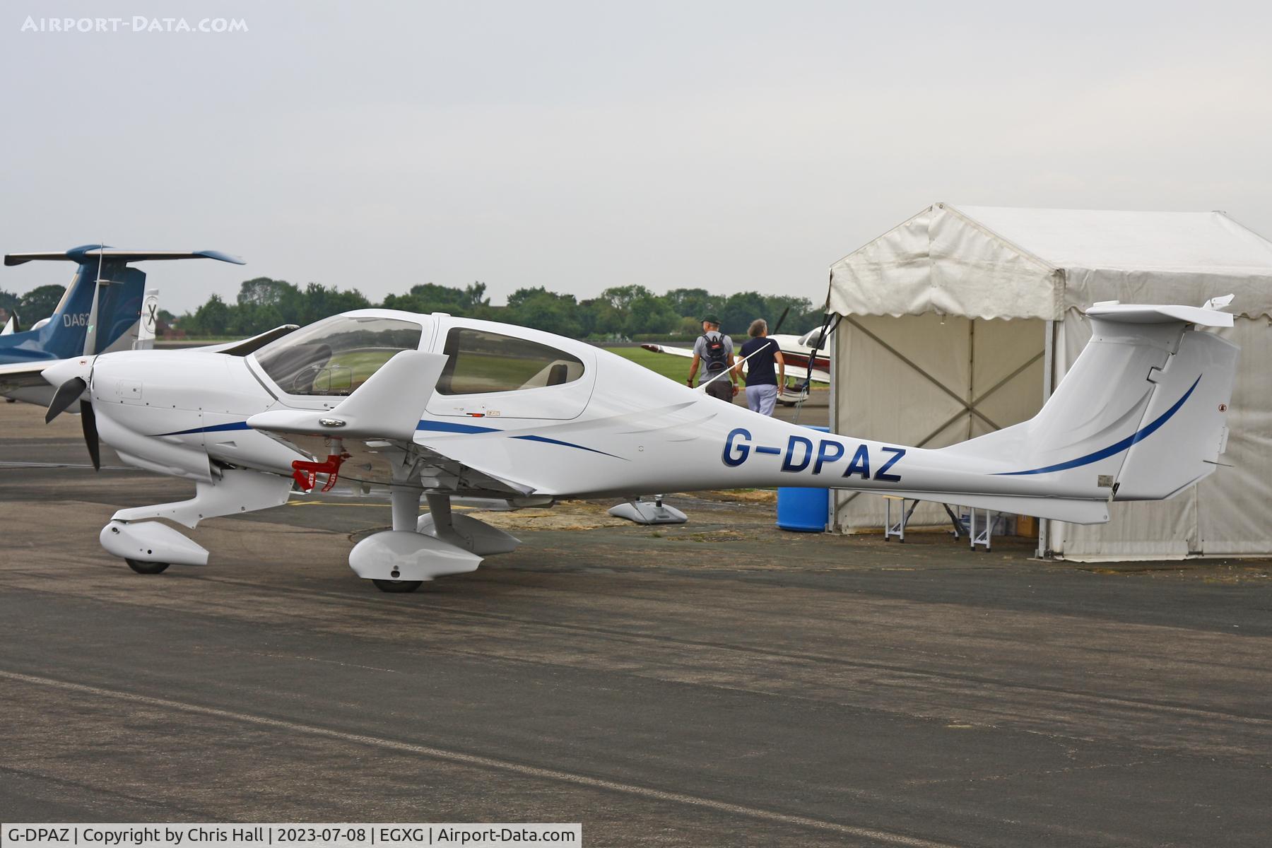 G-DPAZ, 2020 Diamond DA-40NG Diamond Star Diamond Star C/N 40.N514, Leeds East Private Flyer 2023