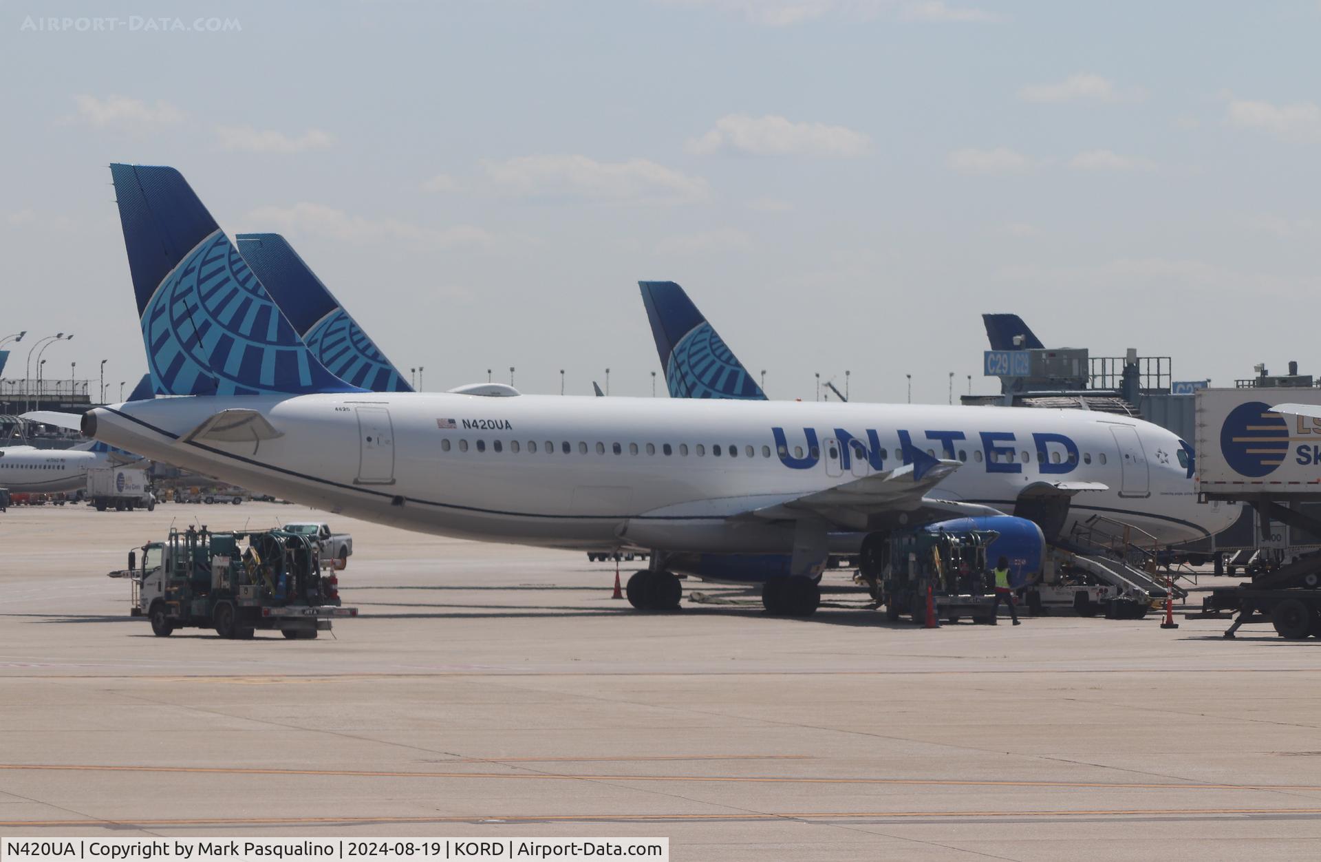 N420UA, 1994 Airbus A320-232 C/N 489, Airbus A320-232