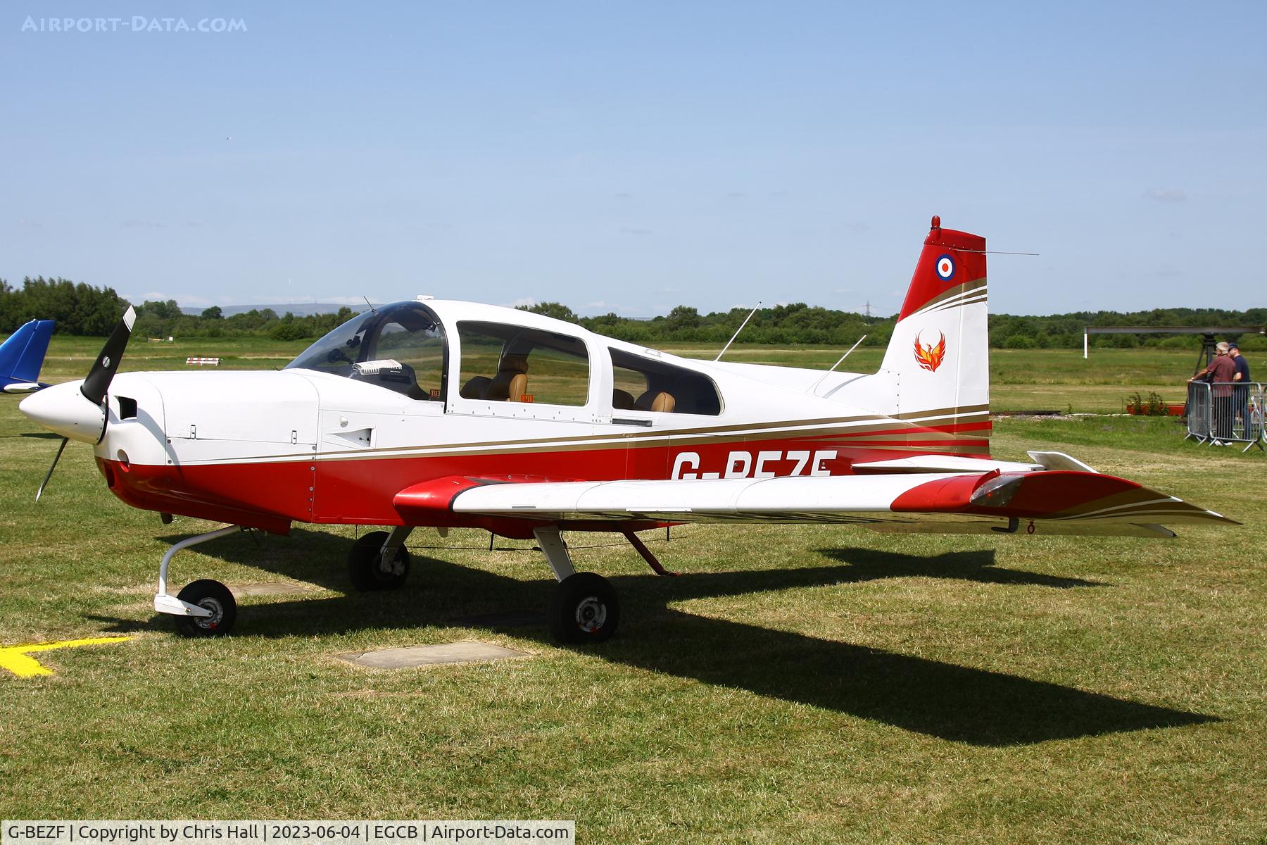 G-BEZF, 1974 Grumman American AA-5 Traveler C/N AA5-0538, Barton