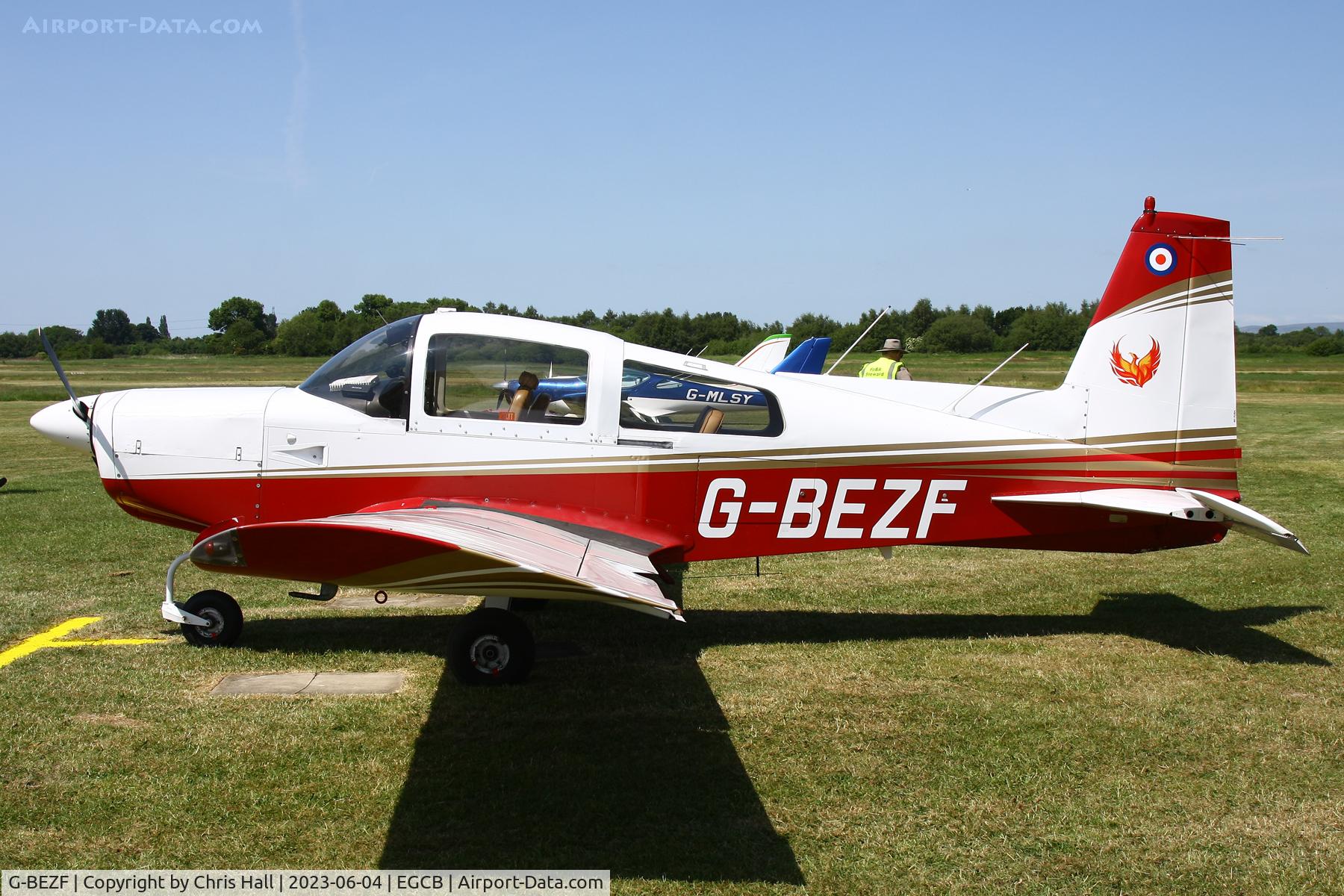 G-BEZF, 1974 Grumman American AA-5 Traveler C/N AA5-0538, Barton