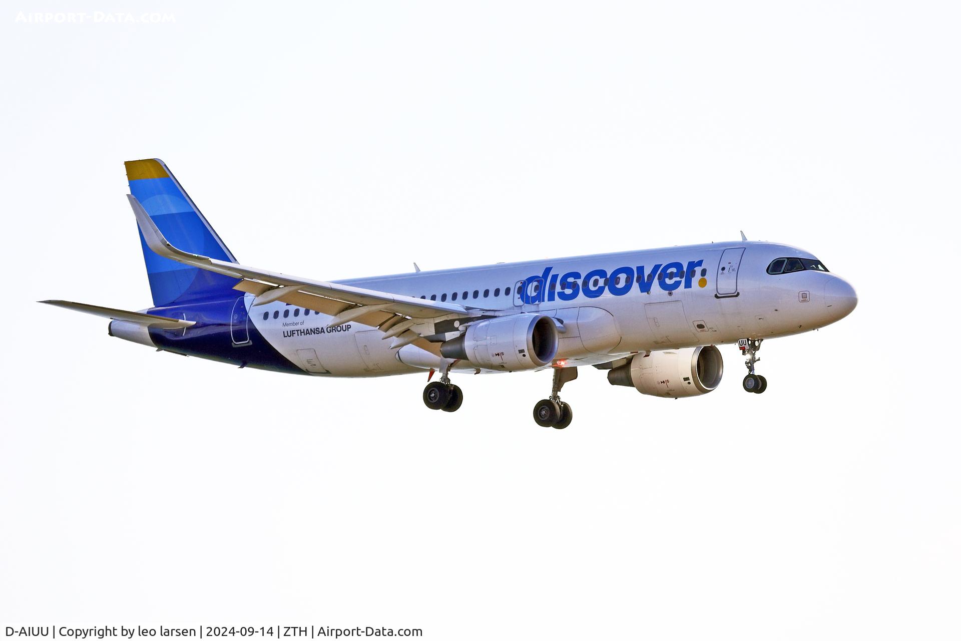 D-AIUU, 2016 Airbus A320-214 C/N 7158, Zakynthos 14.9.2024