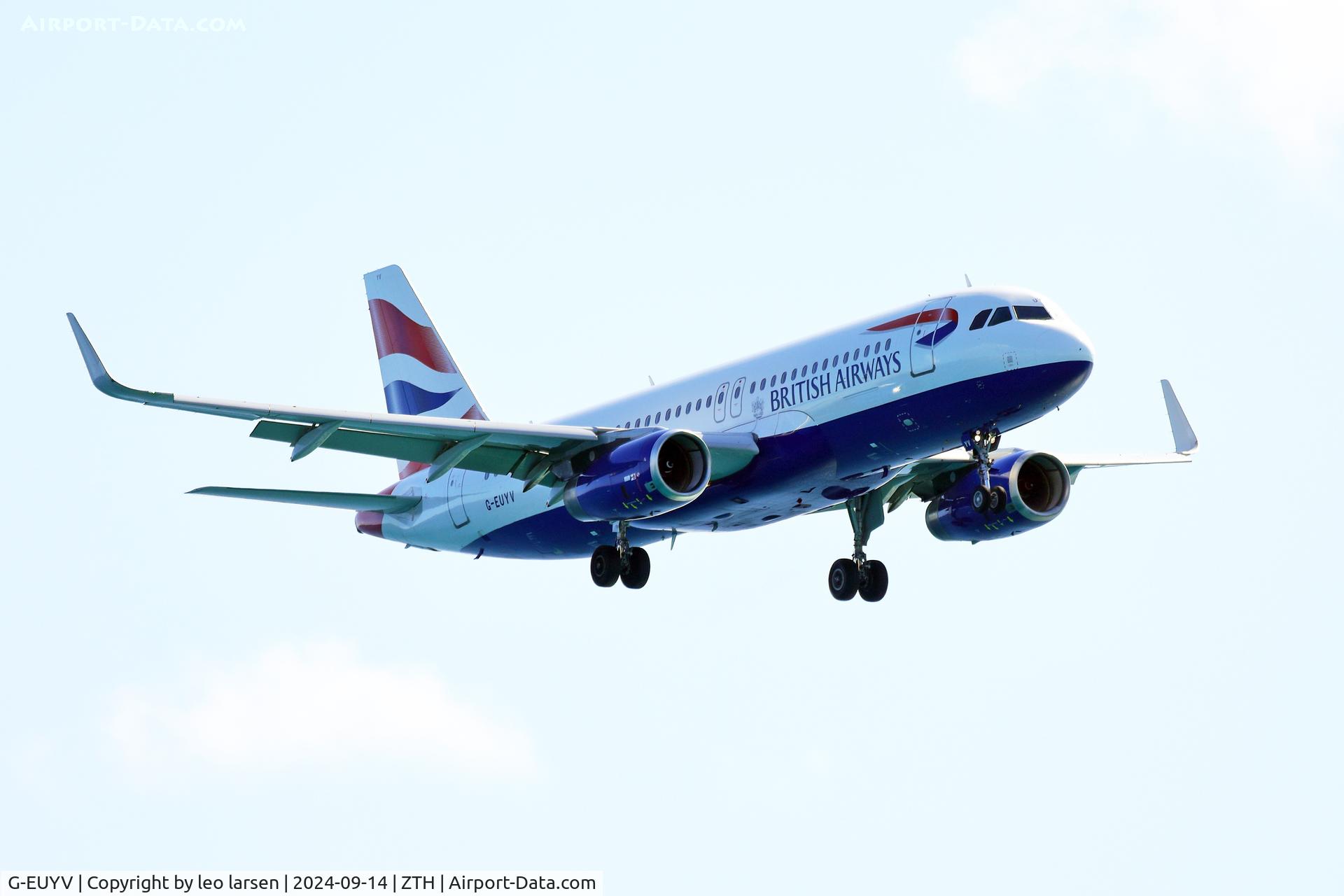 G-EUYV, 2014 Airbus A320-232 C/N 6091, Zkynthos 14.9.2024