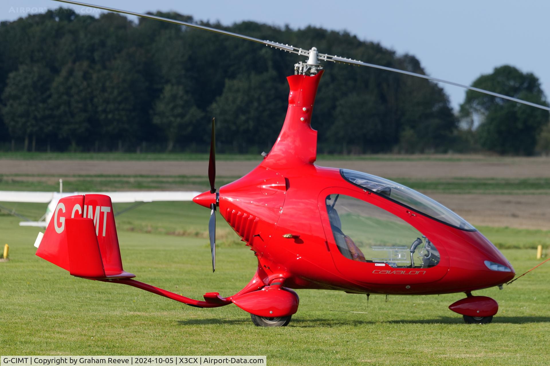 G-CIMT, 2015 RotorSport UK Cavalon C/N RSUK/CVLN/015, Just landed at Northrepps.