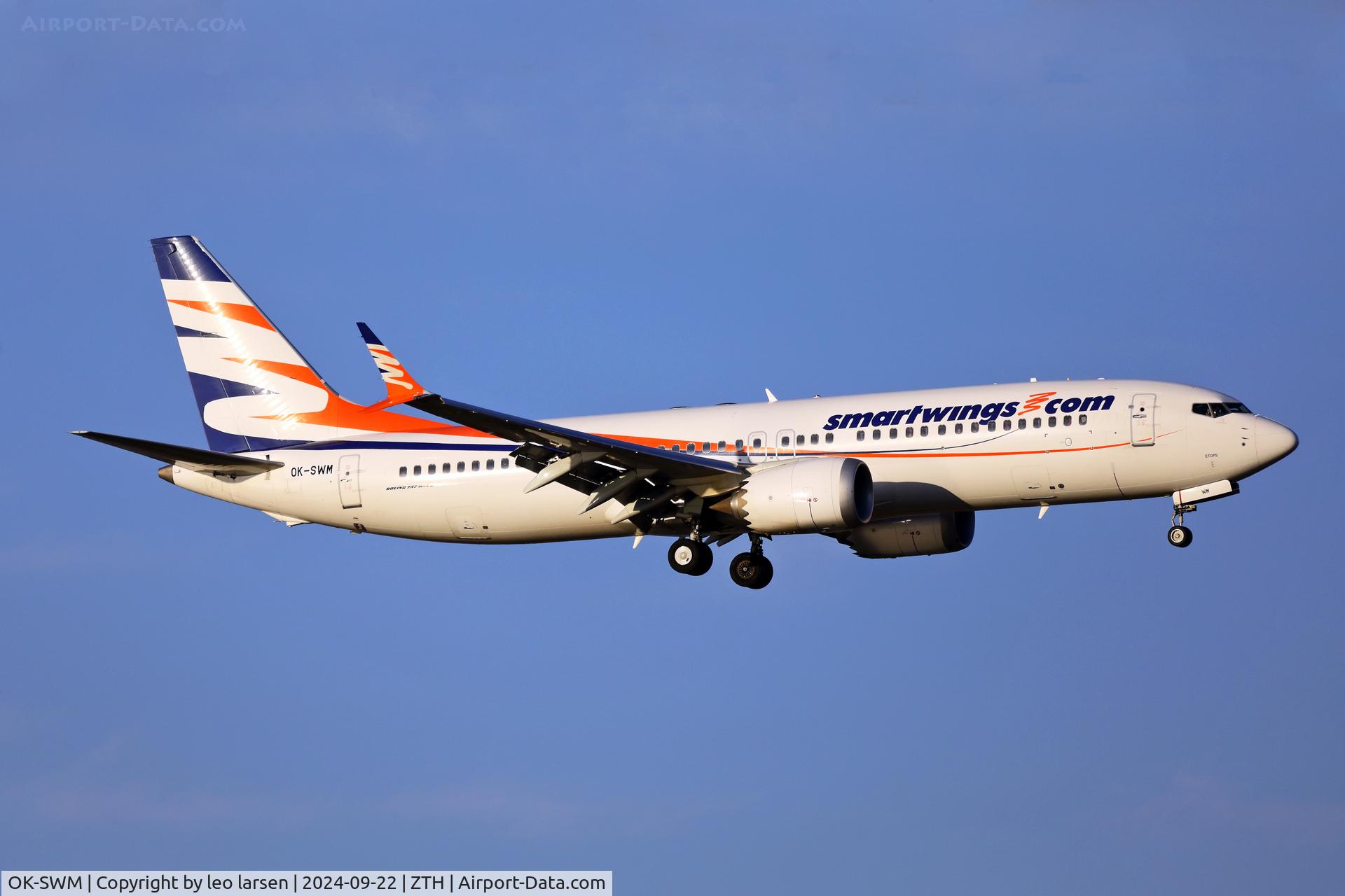 OK-SWM, 2019 Boeing 737-8 MAX C/N 43562, Zakynthos 22.9.2024