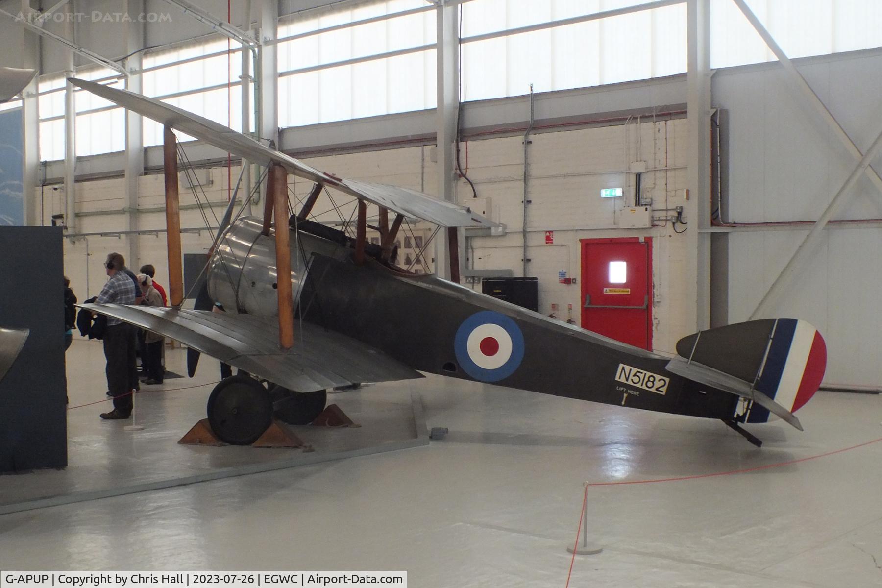 G-APUP, Sopwith Pup Replica C/N PFA 1582, RAF Museum, Cosford