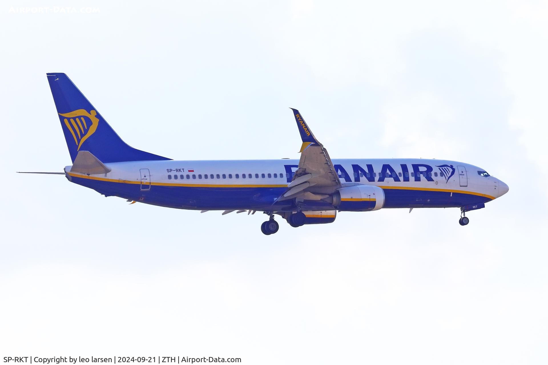 SP-RKT, 2017 Boeing 737-8AS C/N 44805, Zakynyhos 21.9.2024