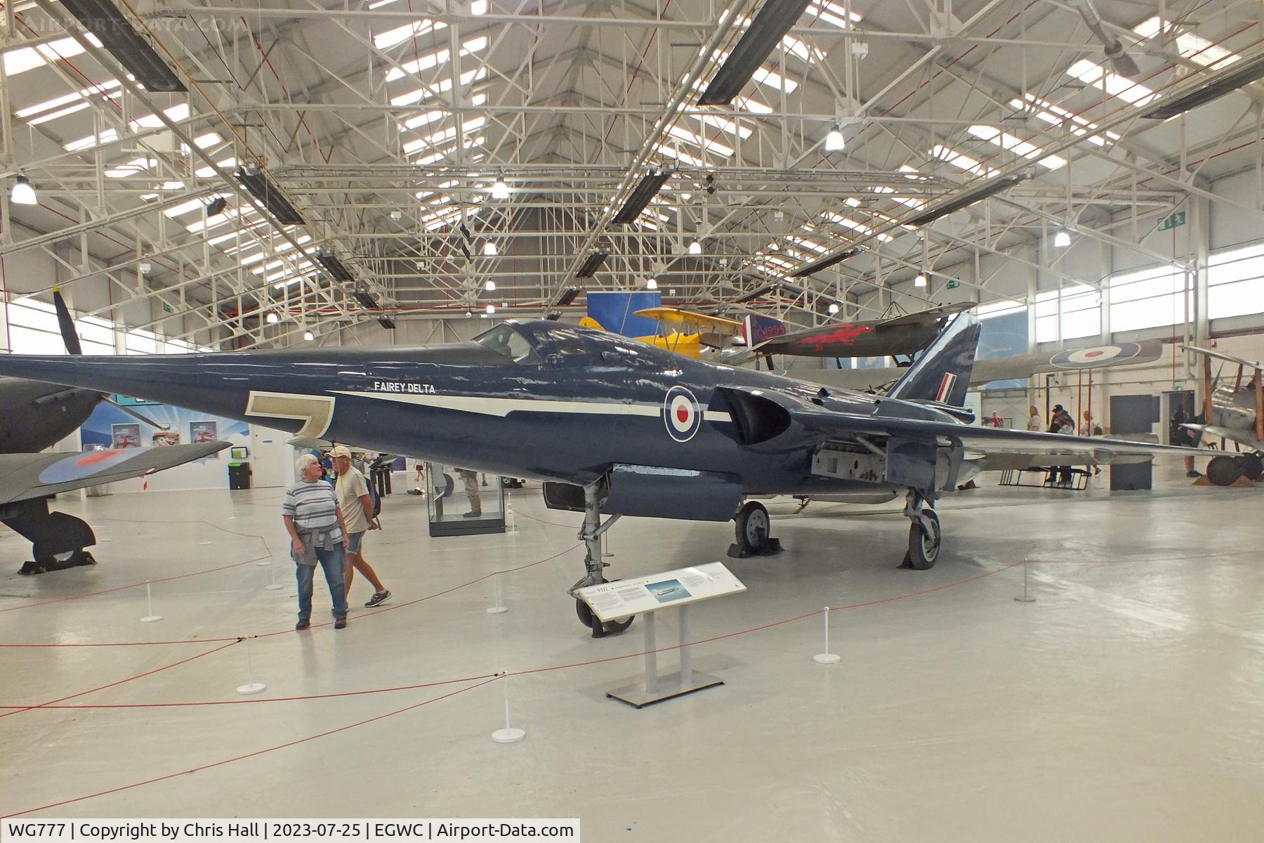 WG777, 1956 Fairey Delta FD2 C/N F9422, RAF Museum, Cosford