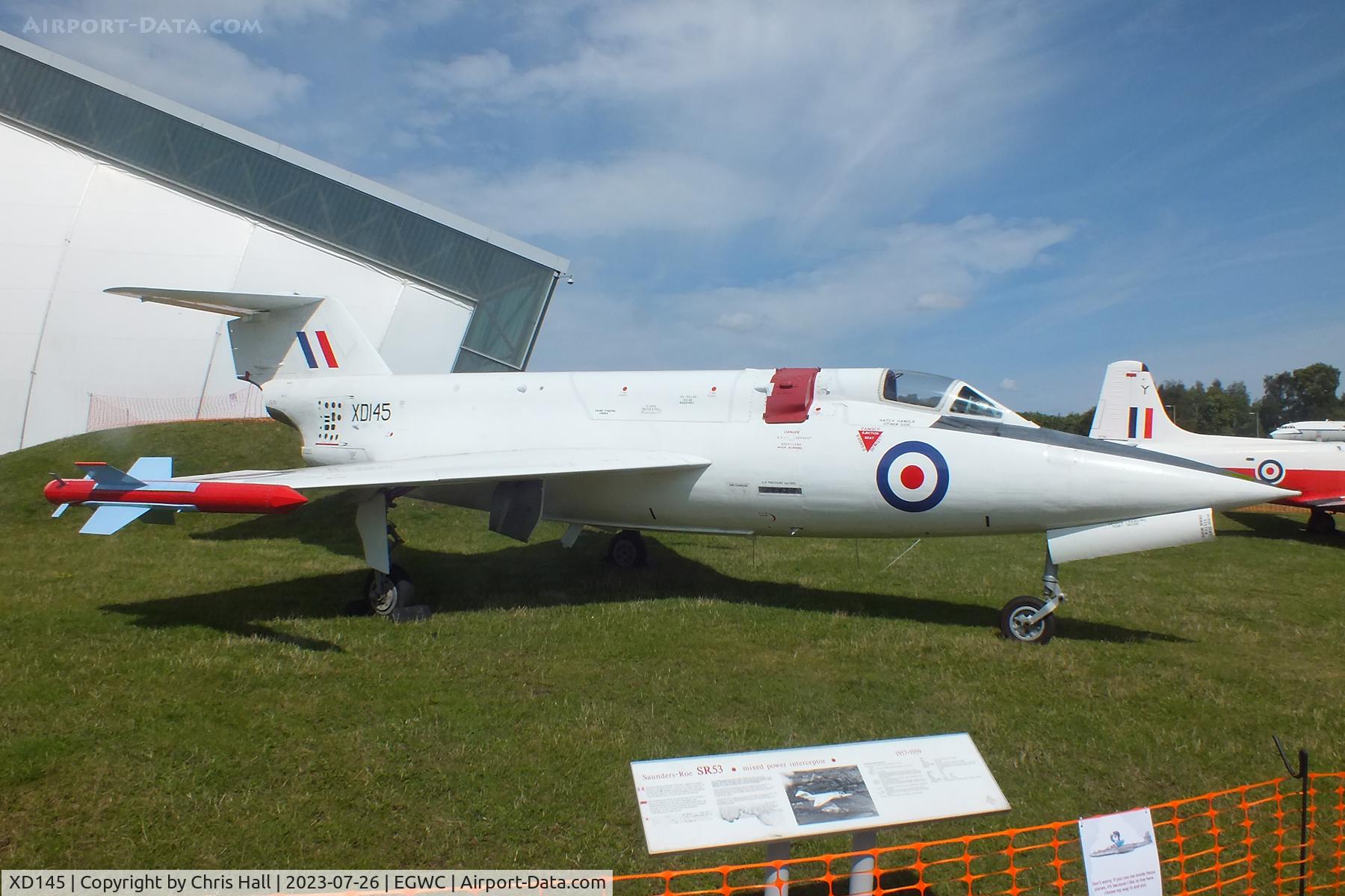 XD145, Saunders-Roe SR53 C/N Not found XD145, RAF Museum, Cosford