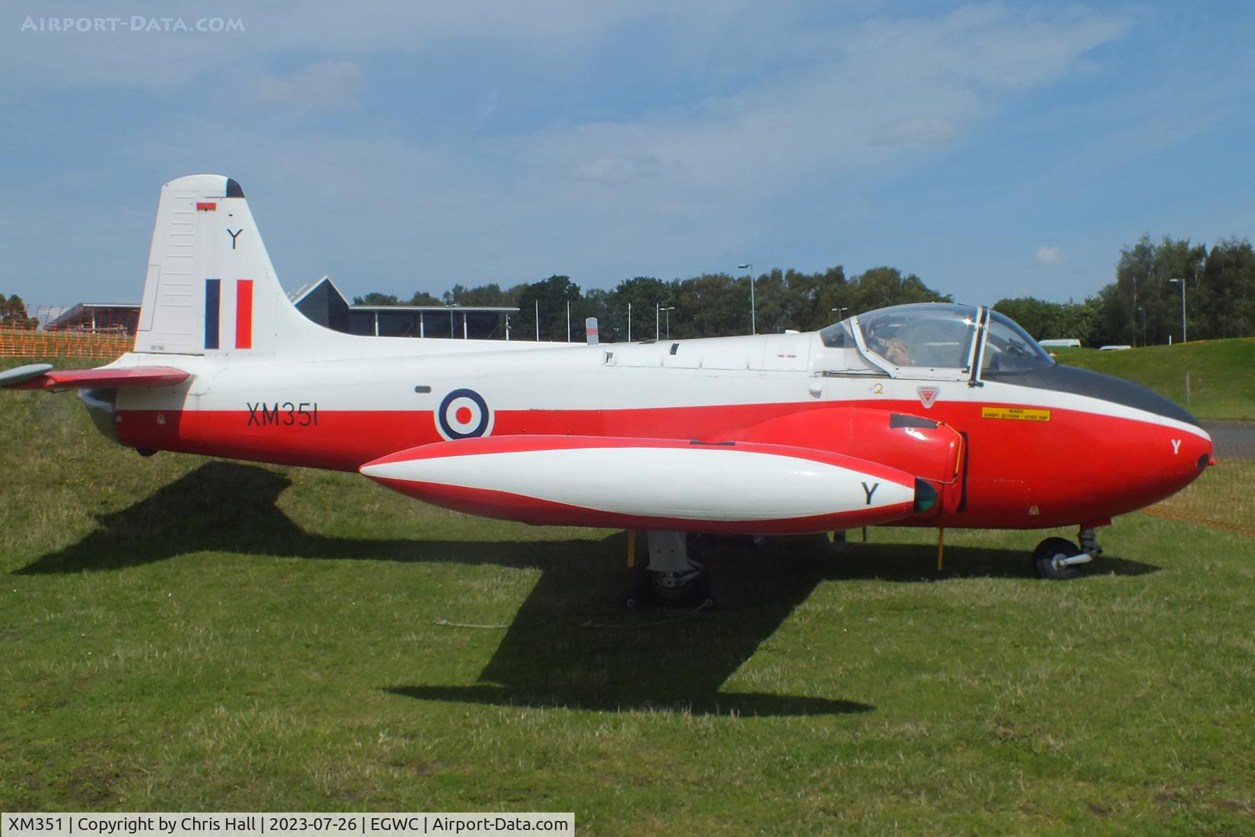 XM351, 1959 Hunting P-84 Jet Provost T.3 C/N PAC/W/6308, RAF Museum, Cosford