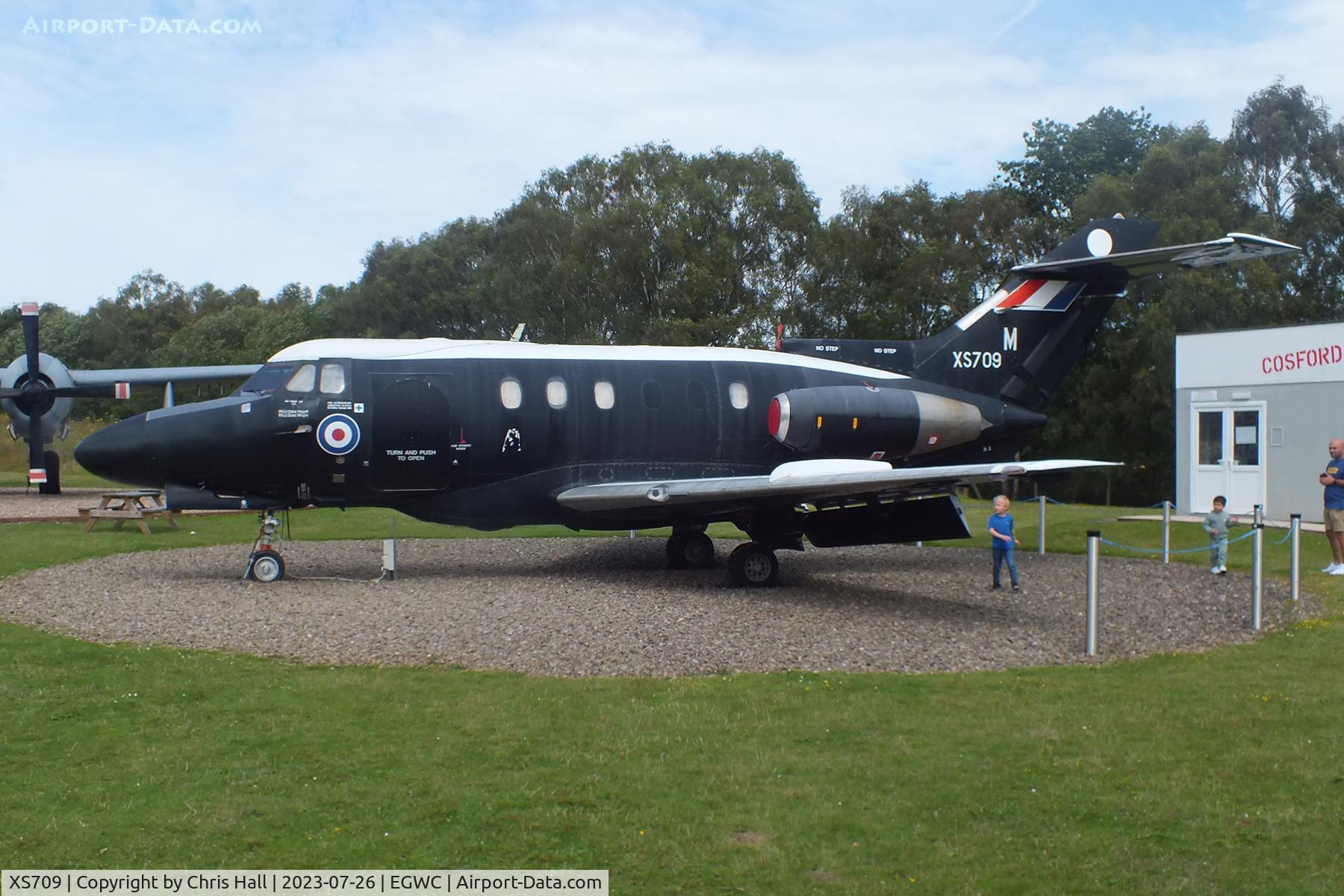 XS709, 1964 Hawker Siddeley HS.125 Dominie T.1 C/N 25011, RAF Museum, Cosford