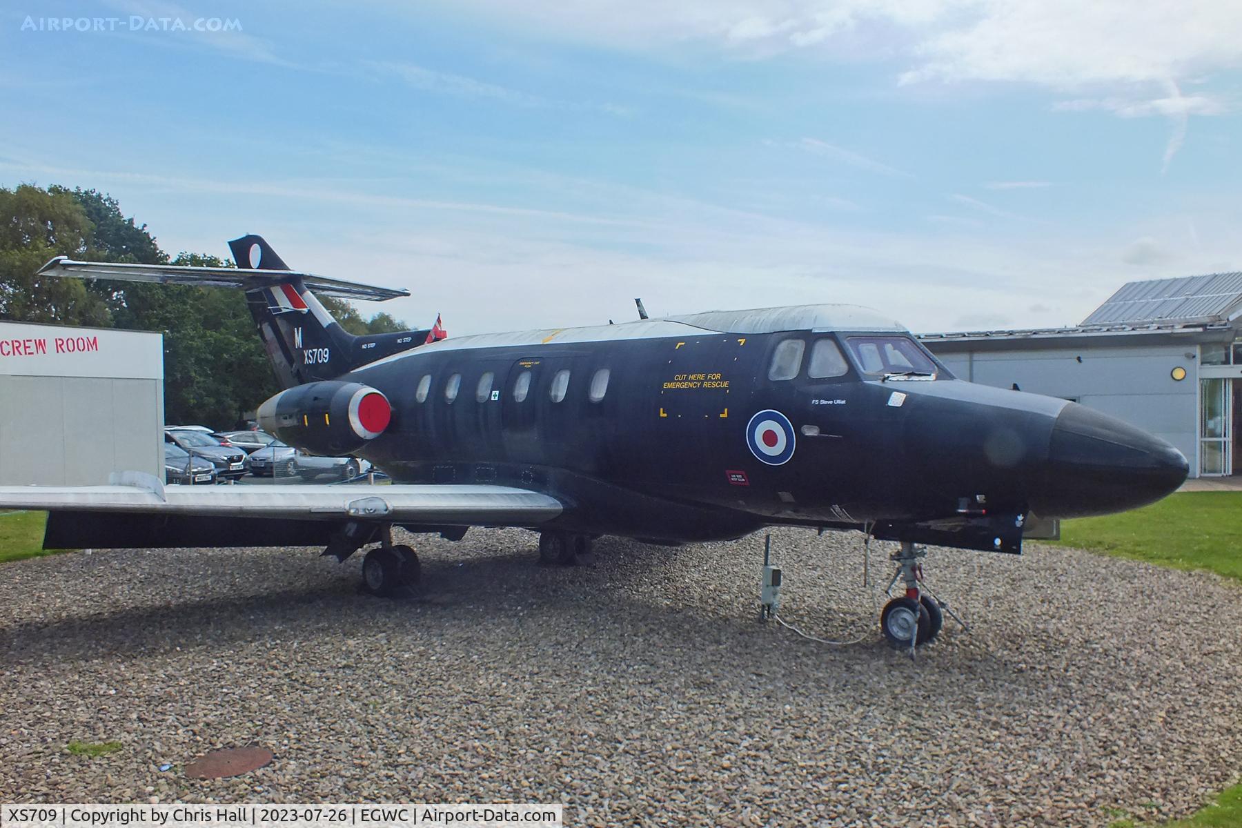 XS709, 1964 Hawker Siddeley HS.125 Dominie T.1 C/N 25011, RAF Museum, Cosford
