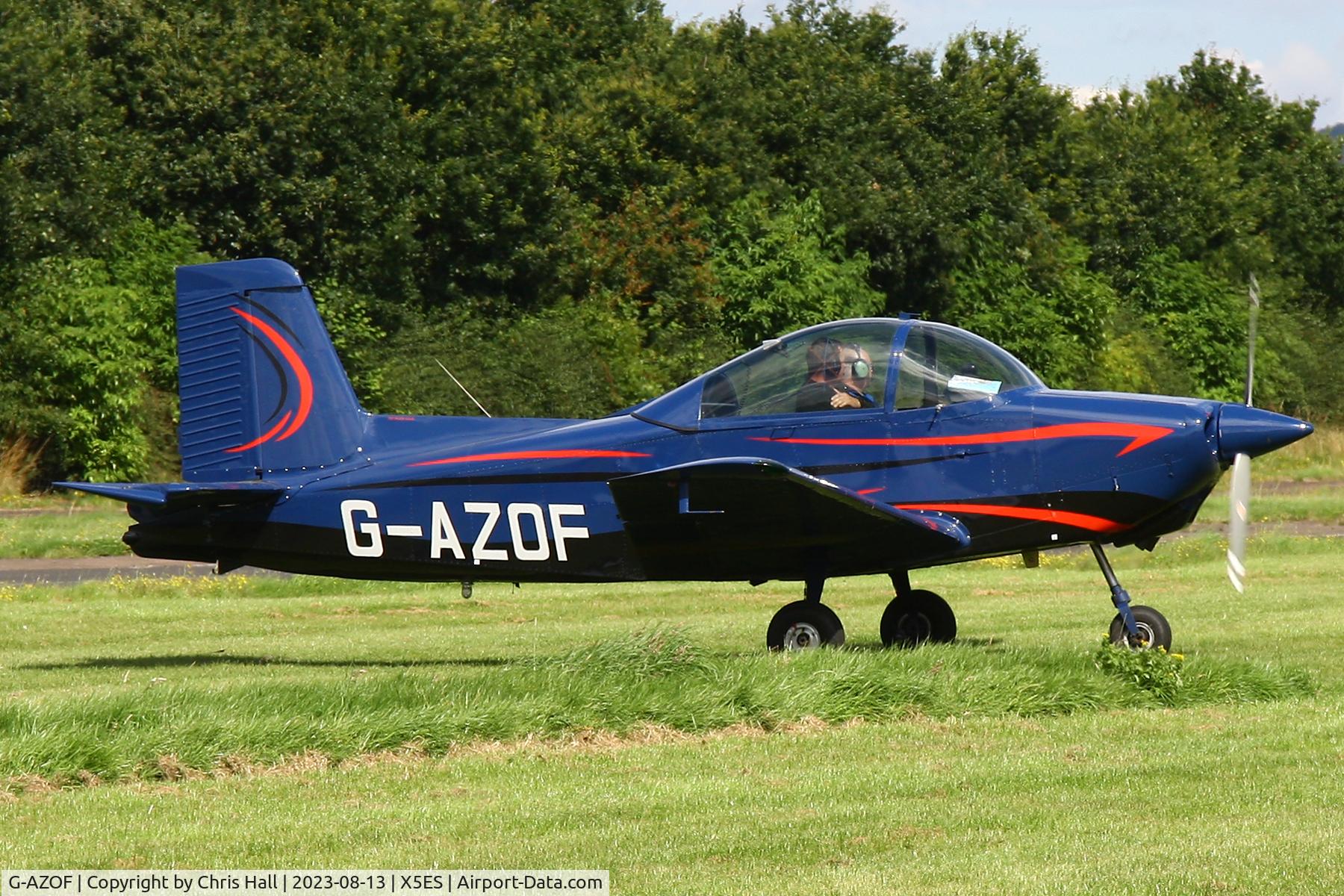 G-AZOF, 1972 AESL Glos-Airtourer Super 150/T5 C/N A549, Eshott