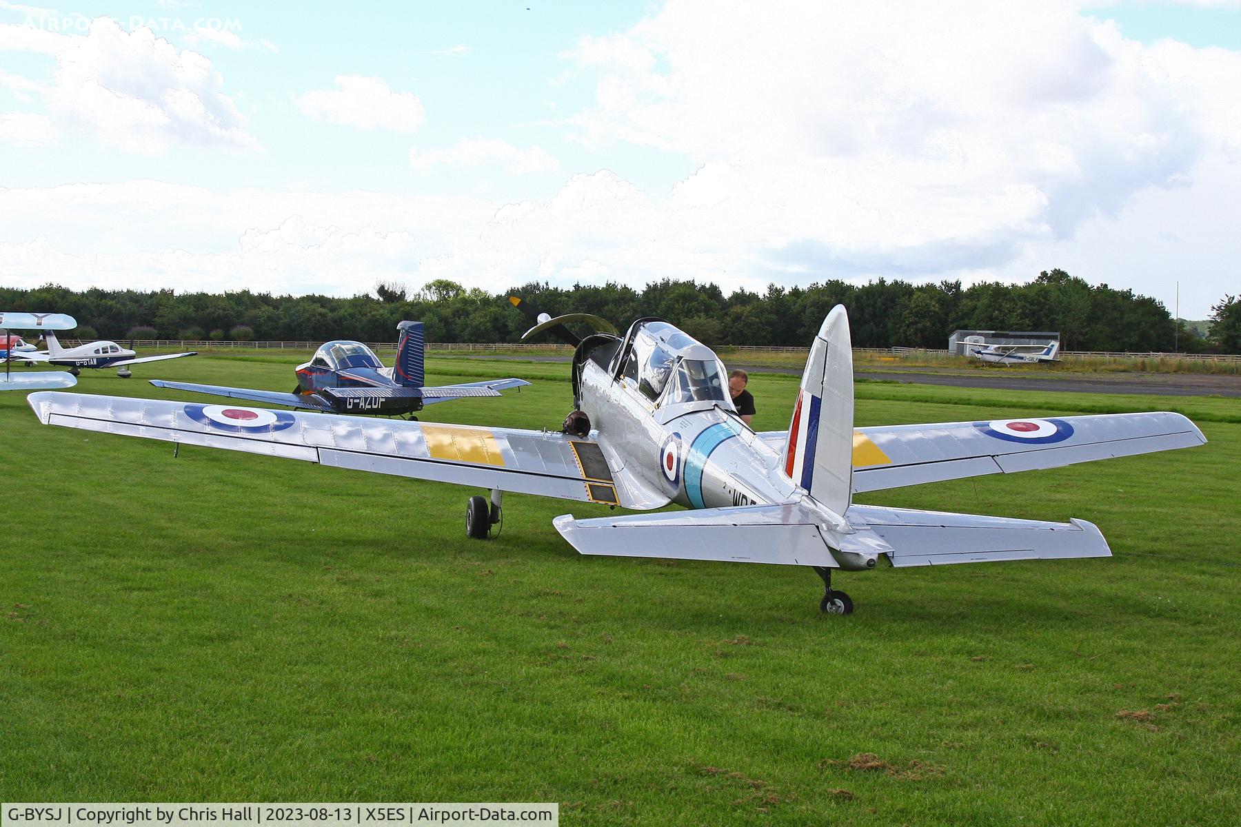 G-BYSJ, 1950 De Havilland DHC-1 Chipmunk T.10 C/N C1/0021, Eshott