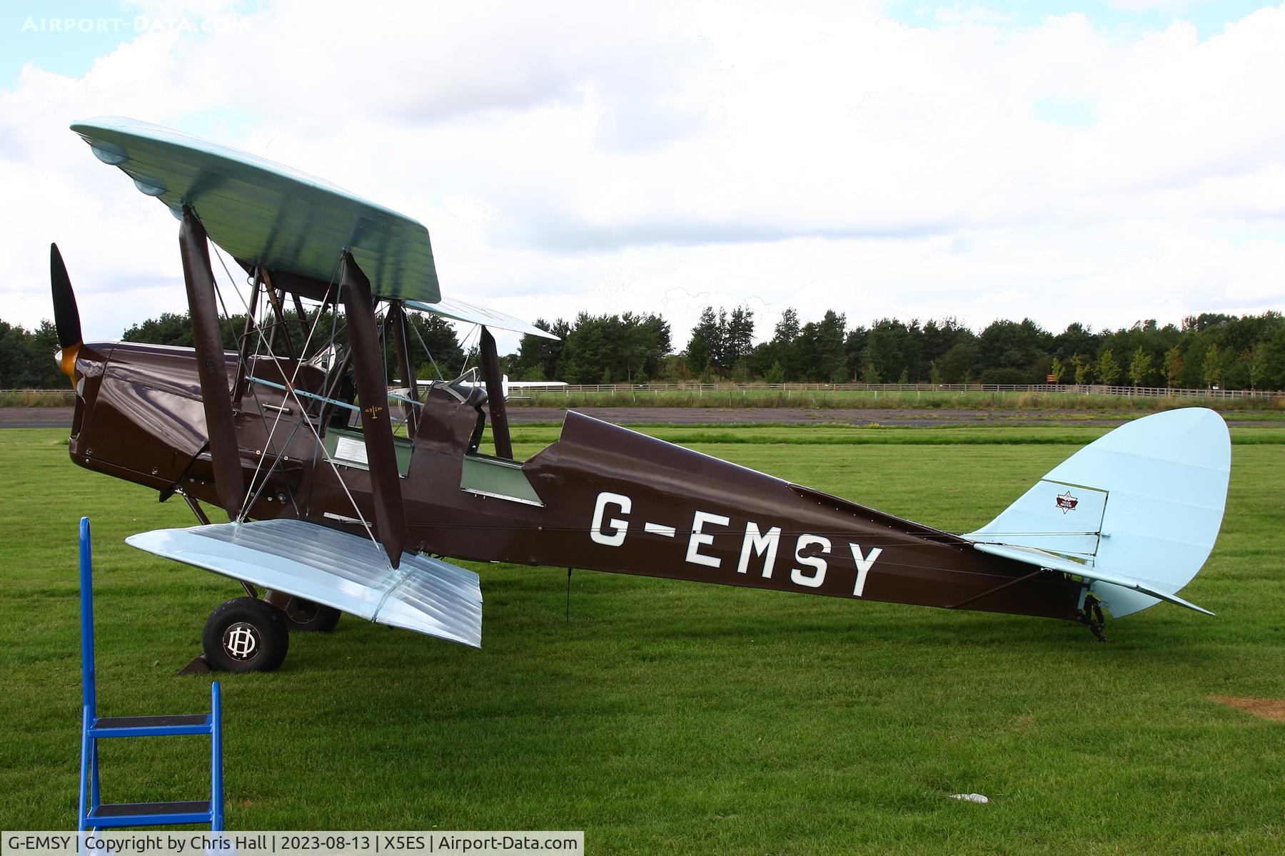 G-EMSY, 1940 De Havilland DH-82A Tiger Moth II C/N 83666, Eshott